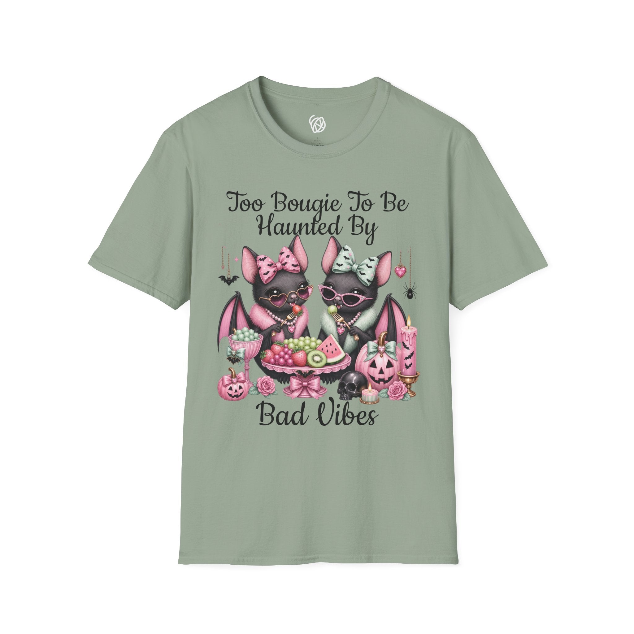 Bat Sisters Graphic Tee — Cute Gothic Kawaii Bats with Bows