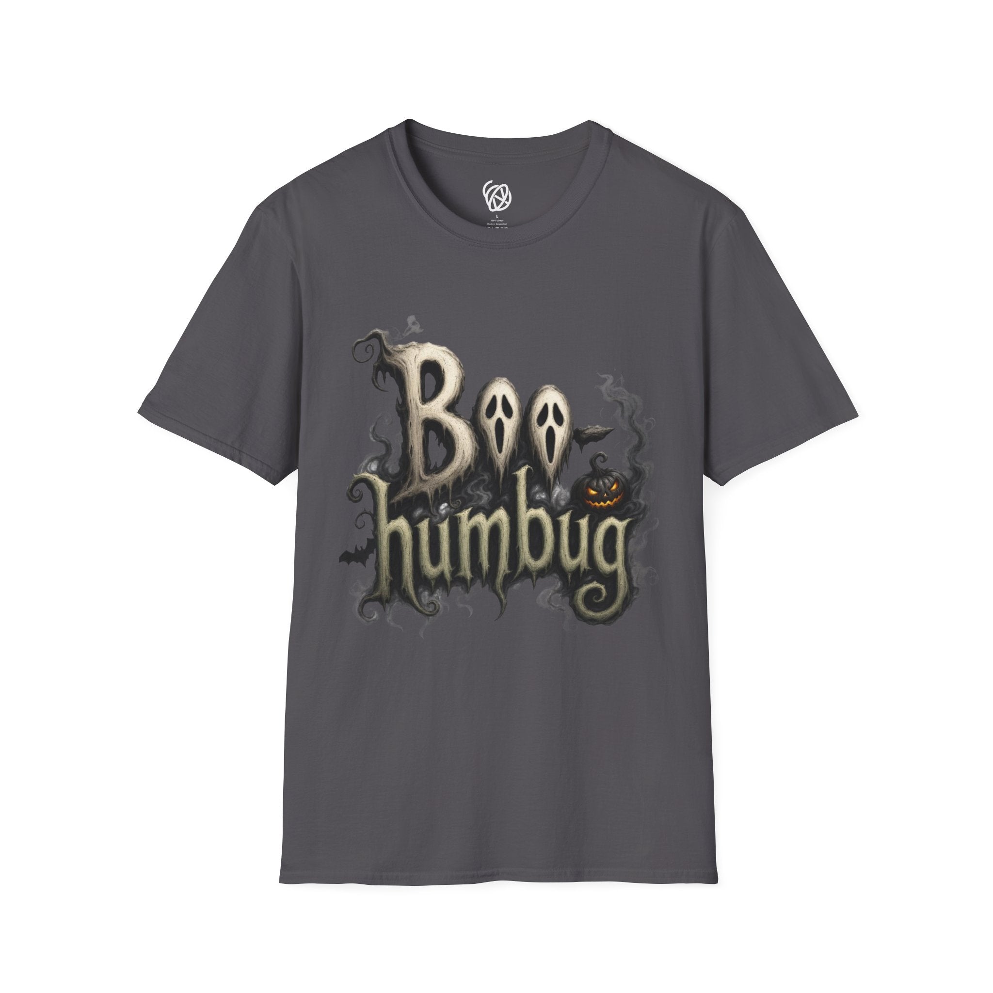 T-Shirt — 'Boo Humbug' Halloween Ghost Graphic Tee