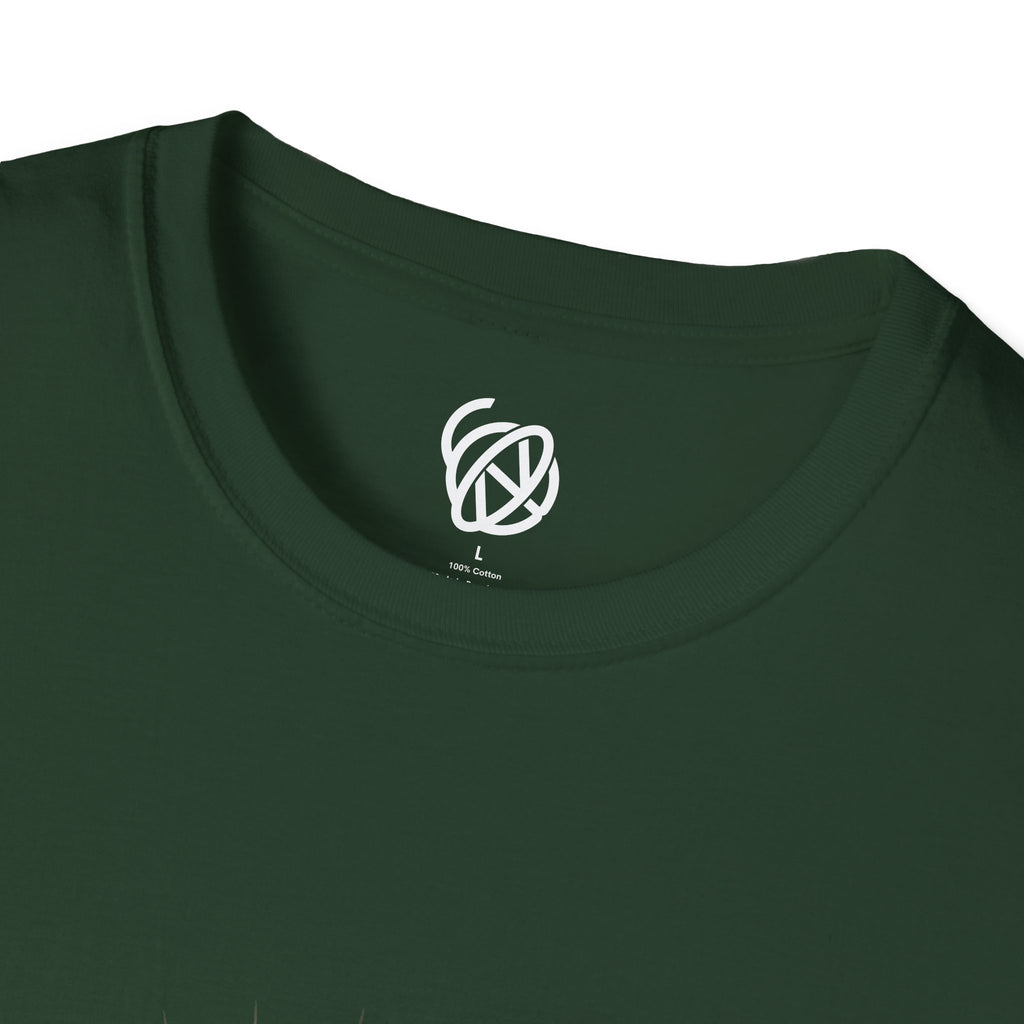 Leo Zodiac T-Shirt — Gold Script Astrology Tee for Leo Season