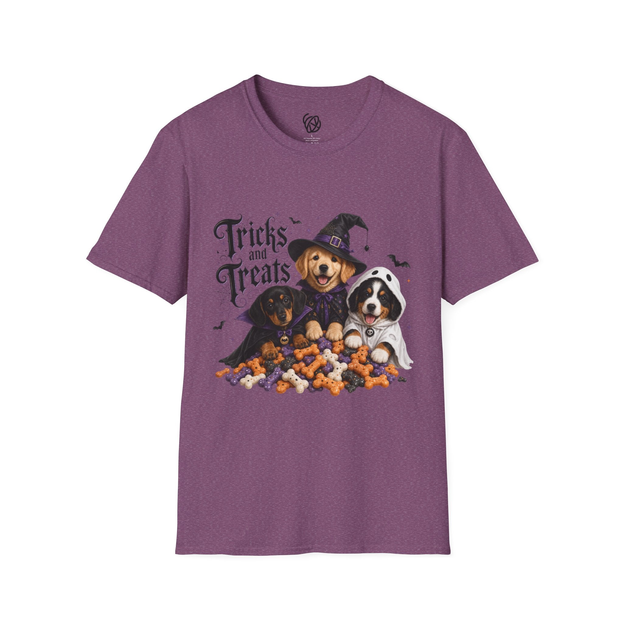 Tricks and Treats Halloween Dog T-Shirt