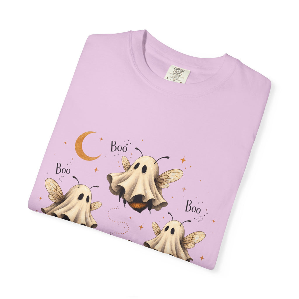 BooBees Halloween T-Shirt — Cute Ghost Bees & Pumpkins Graphic Tee