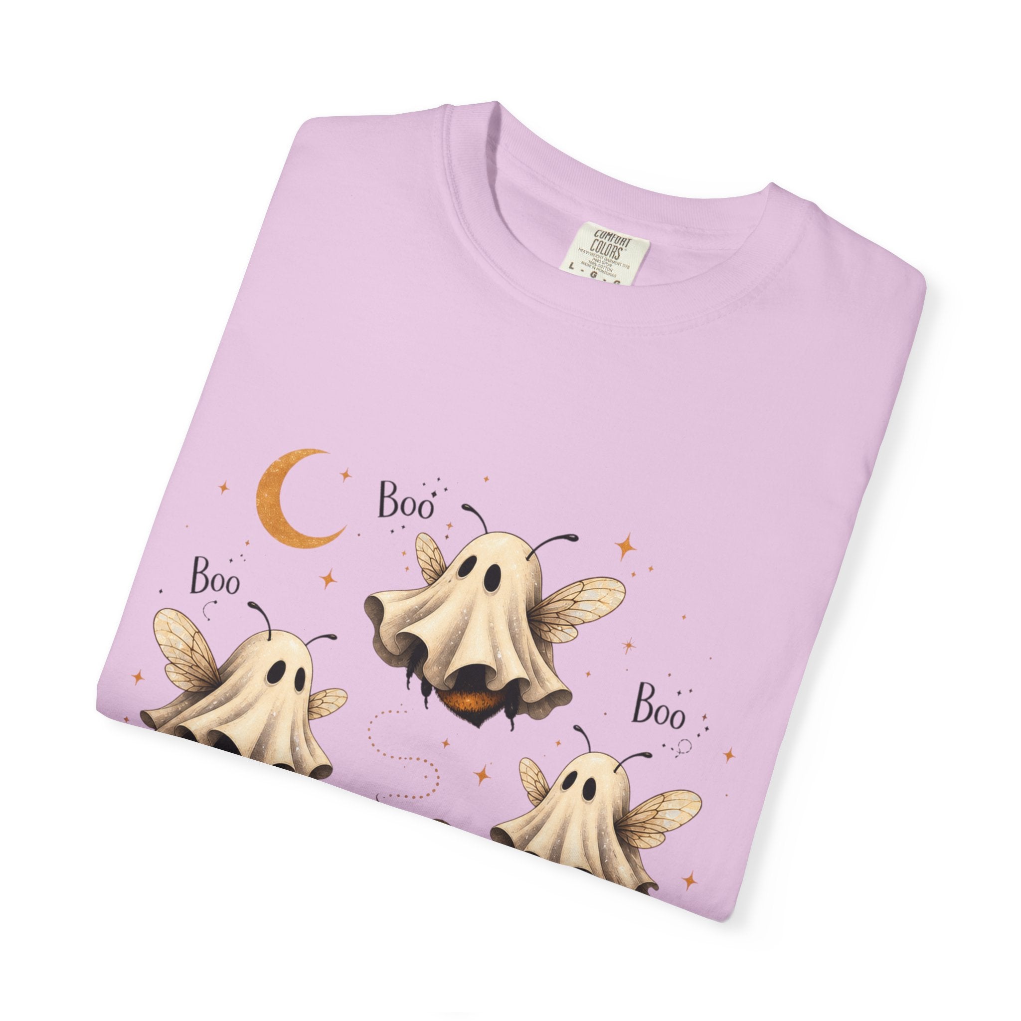 BooBees Halloween T-Shirt — Cute Ghost Bees & Pumpkins Graphic Tee