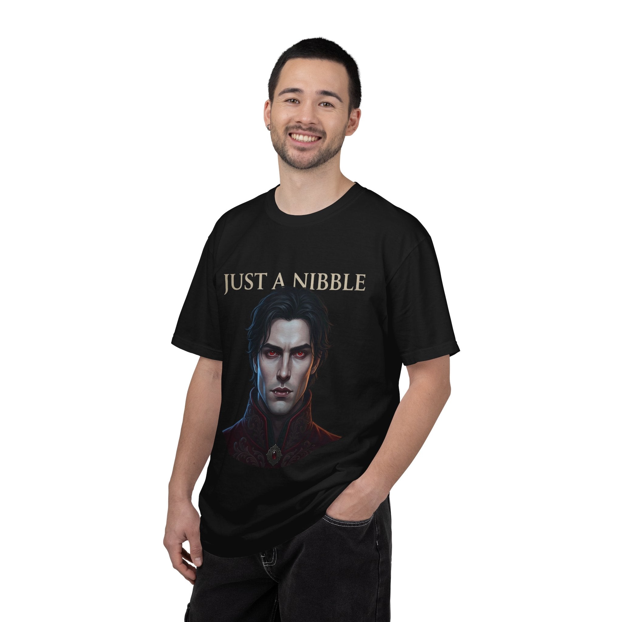 Vampire Portrait T-Shirt "Just a Nibble" – Gothic Gothic Graphic Tee