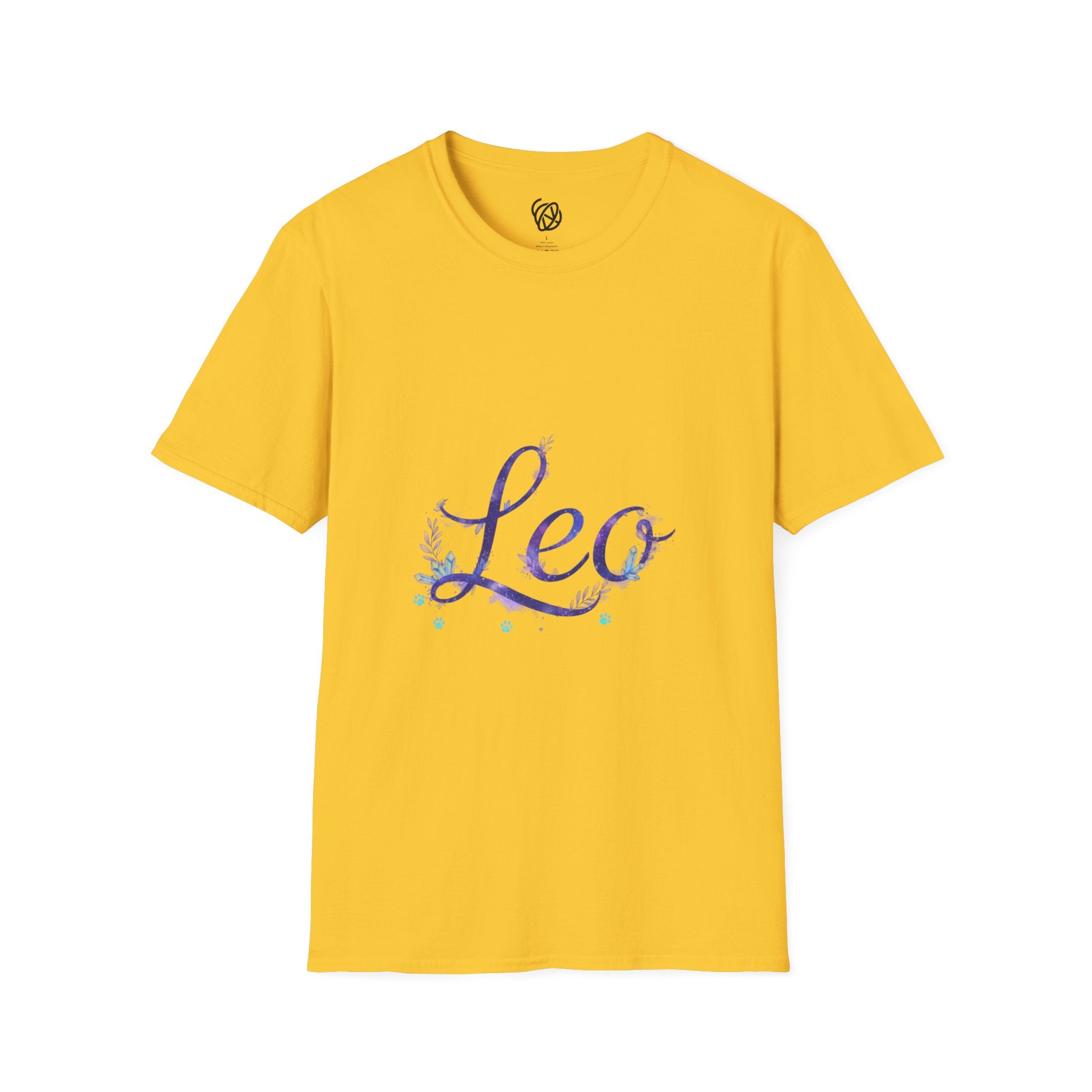 Leo Zodiac T-Shirt — Purple Constellation Astrology Tee