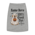 Halloween Ghost Dog Pet Tank - "100% Good Boi (In Spirit)" Cute Trick-or-Treat Shirt