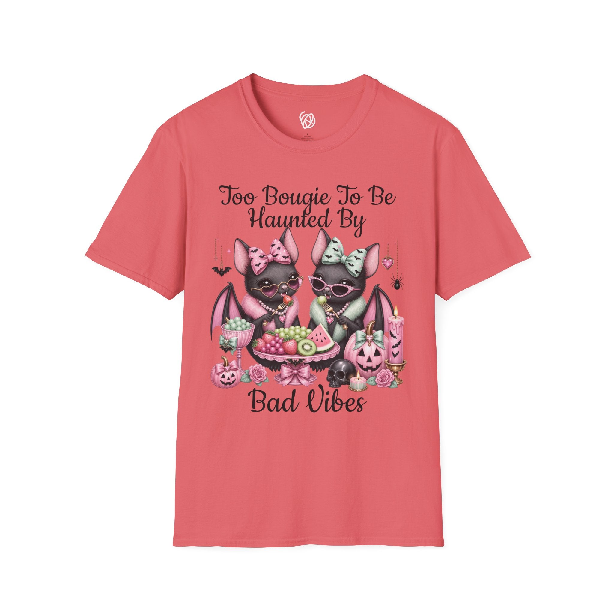 Bat Sisters Graphic Tee — Cute Gothic Kawaii Bats with Bows