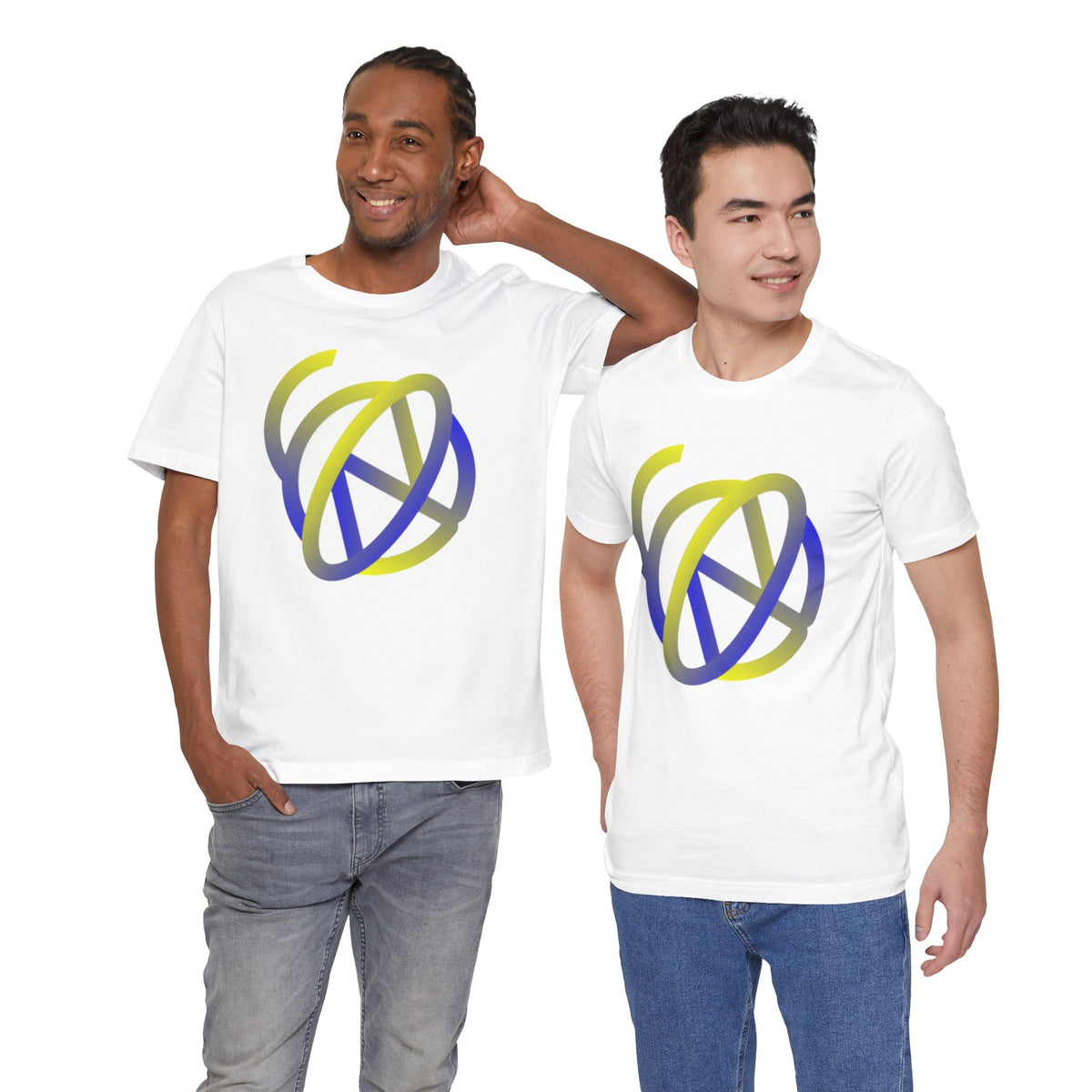Yellow N Blue Logo - Color