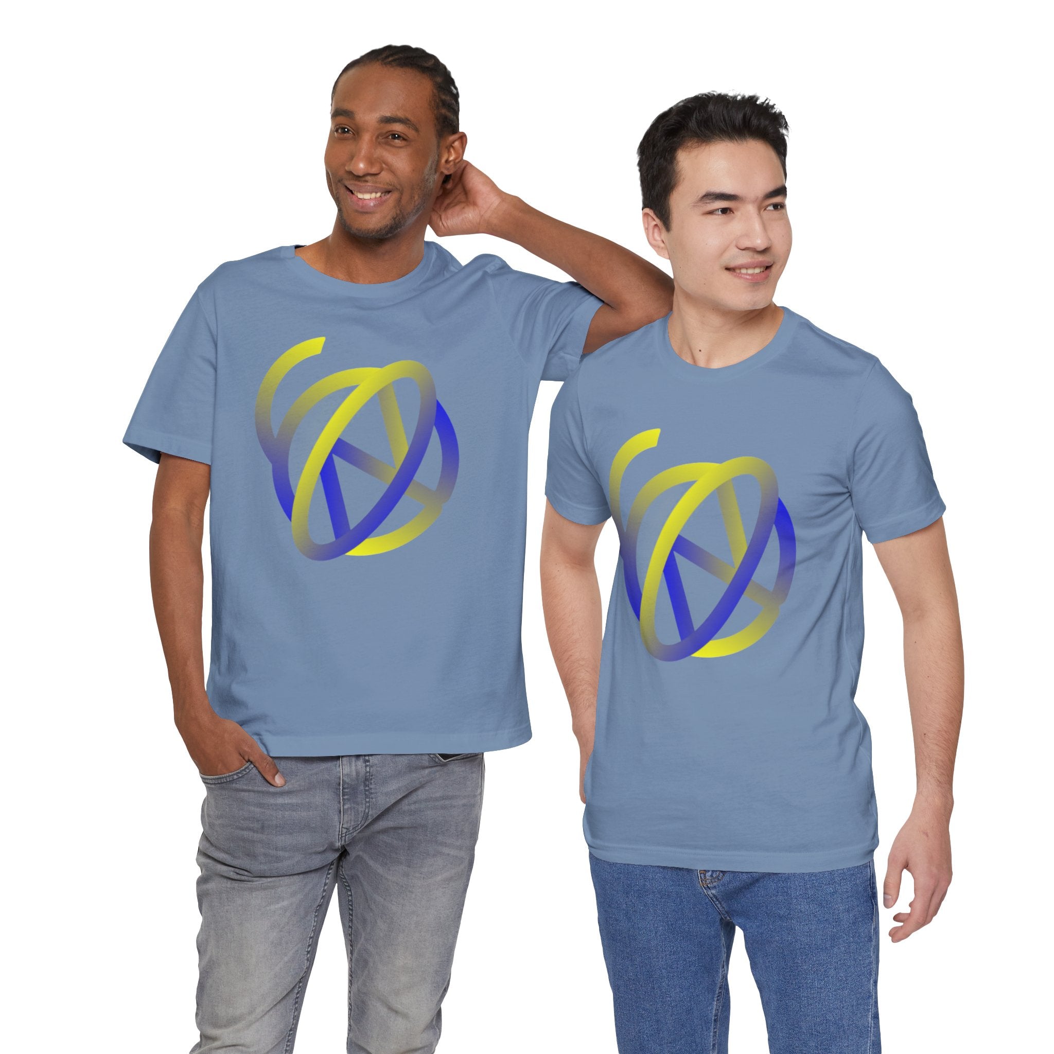 Yellow N Blue Logo - Color