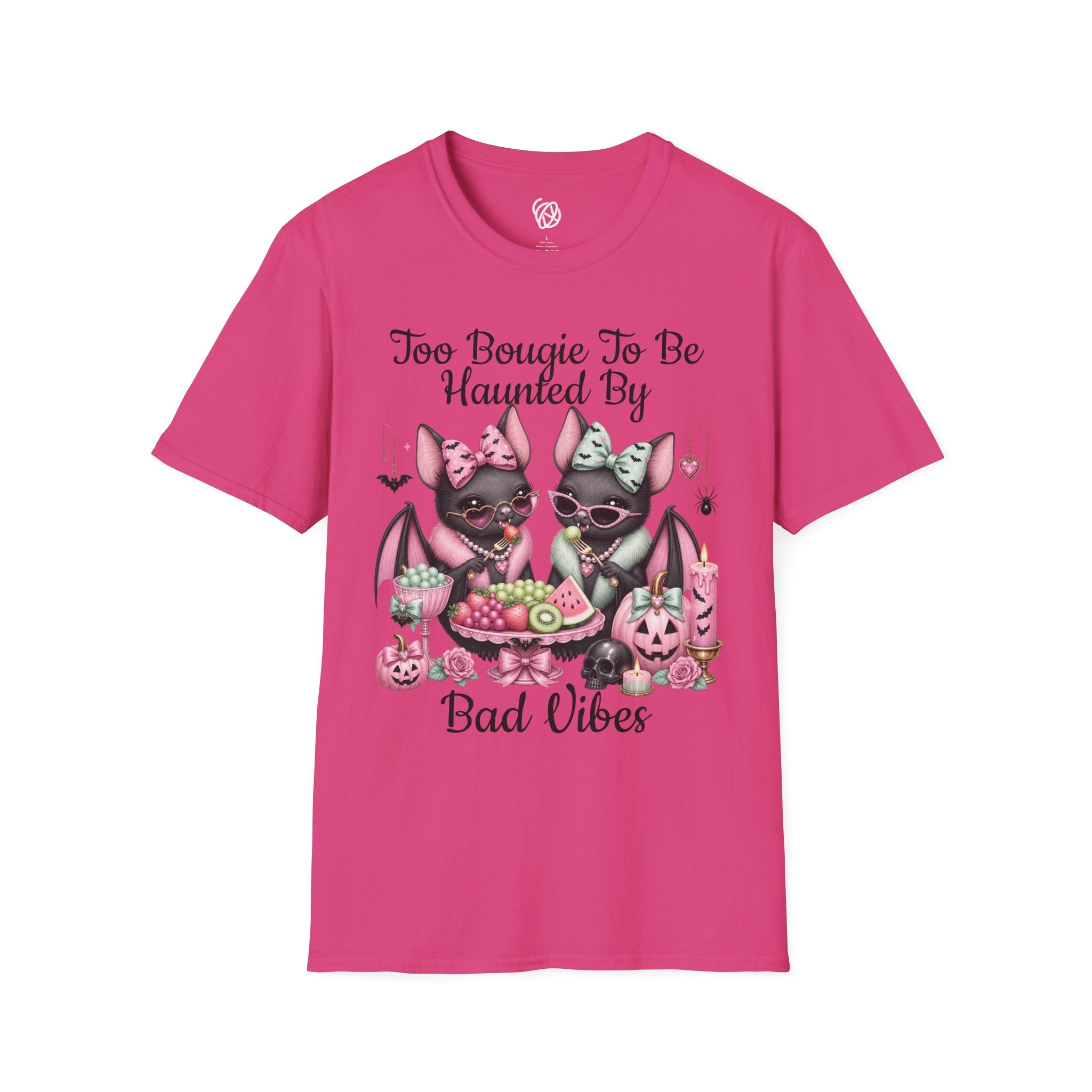 Bat Sisters Graphic Tee — Cute Gothic Kawaii Bats with Bows
