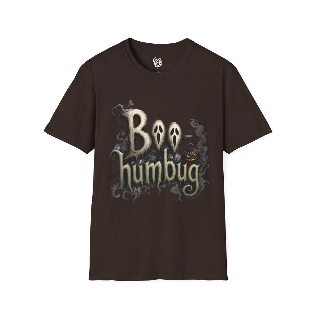 T-Shirt — 'Boo Humbug' Halloween Ghost Graphic Tee
