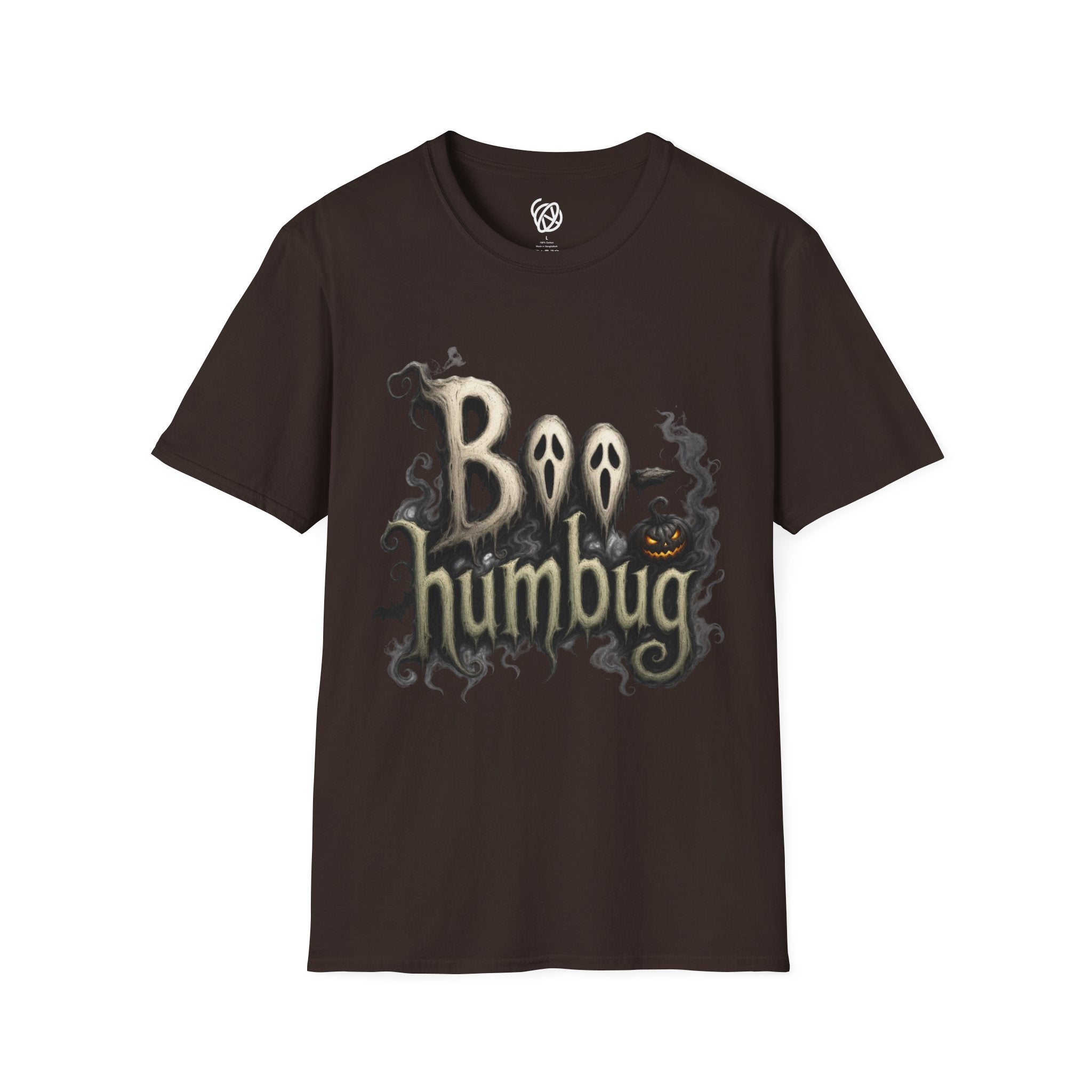 T-Shirt — 'Boo Humbug' Halloween Ghost Graphic Tee