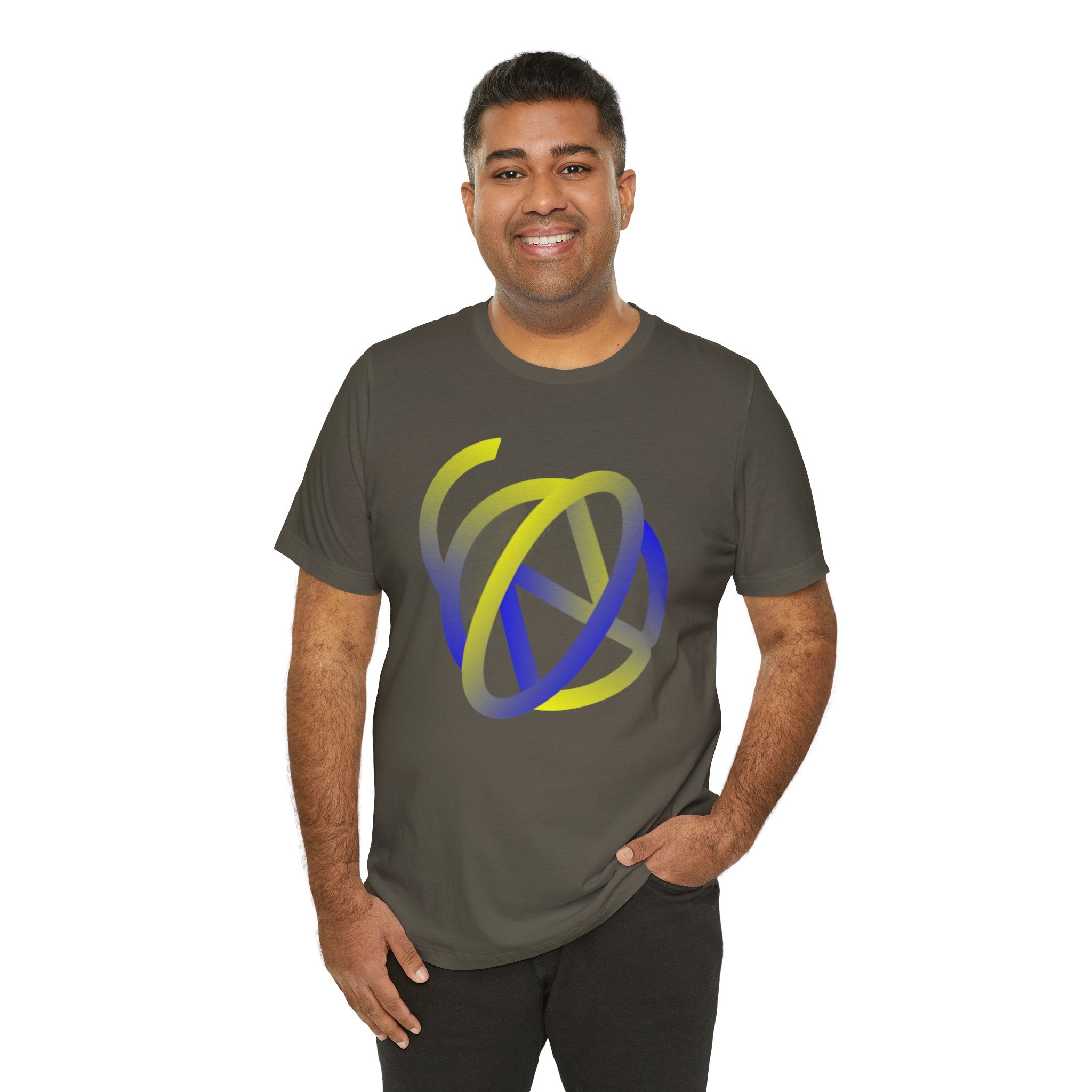 Yellow N Blue Logo - Color