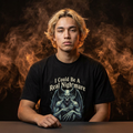I Could Be A Real Nightmare Tee — Gothic Demon Graphic T‑Shirt