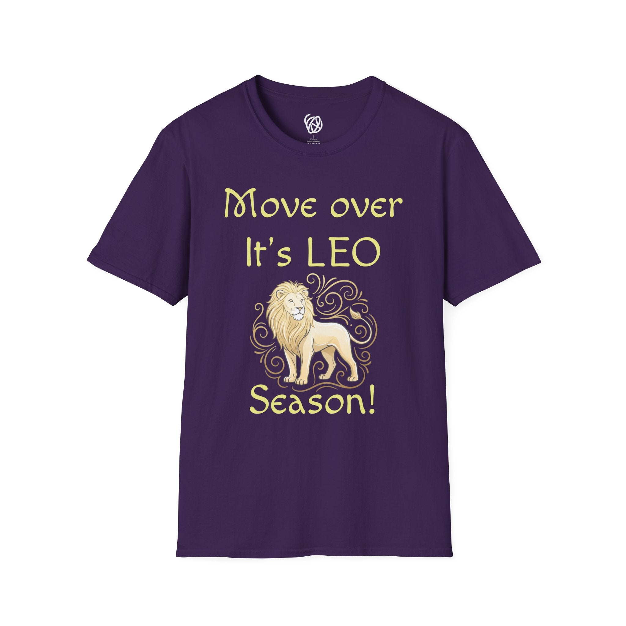 Move Over It’s LEO Season T-Shirt — Zodiac Leo Lion Astrology Tee