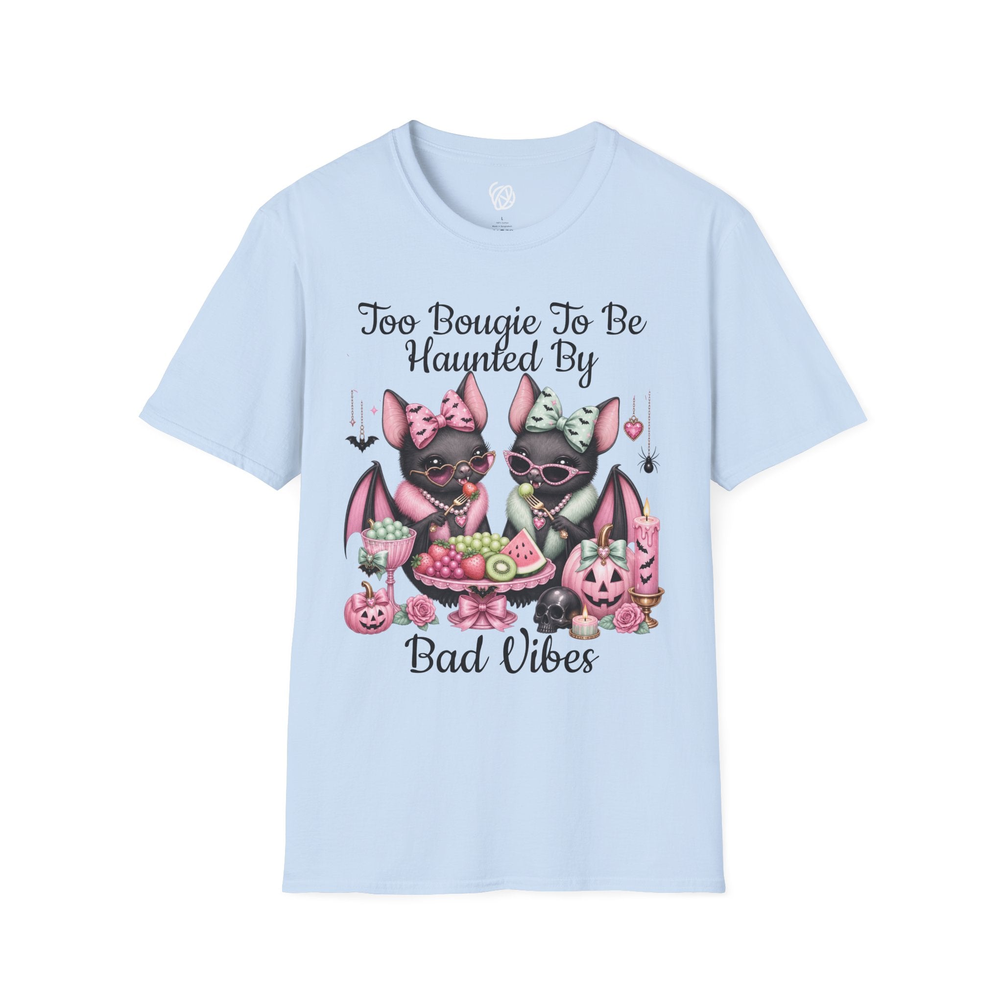Bat Sisters Graphic Tee — Cute Gothic Kawaii Bats with Bows