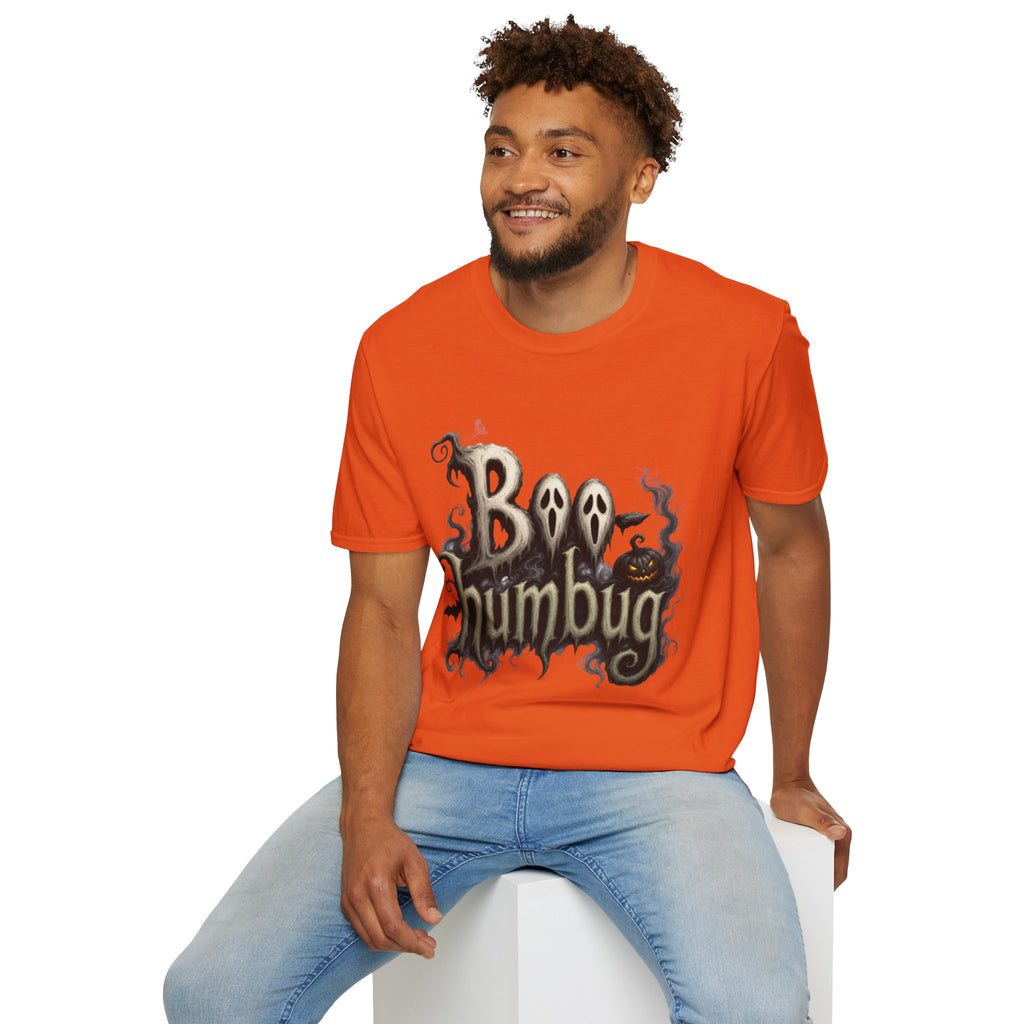 T-Shirt — 'Boo Humbug' Halloween Ghost Graphic Tee