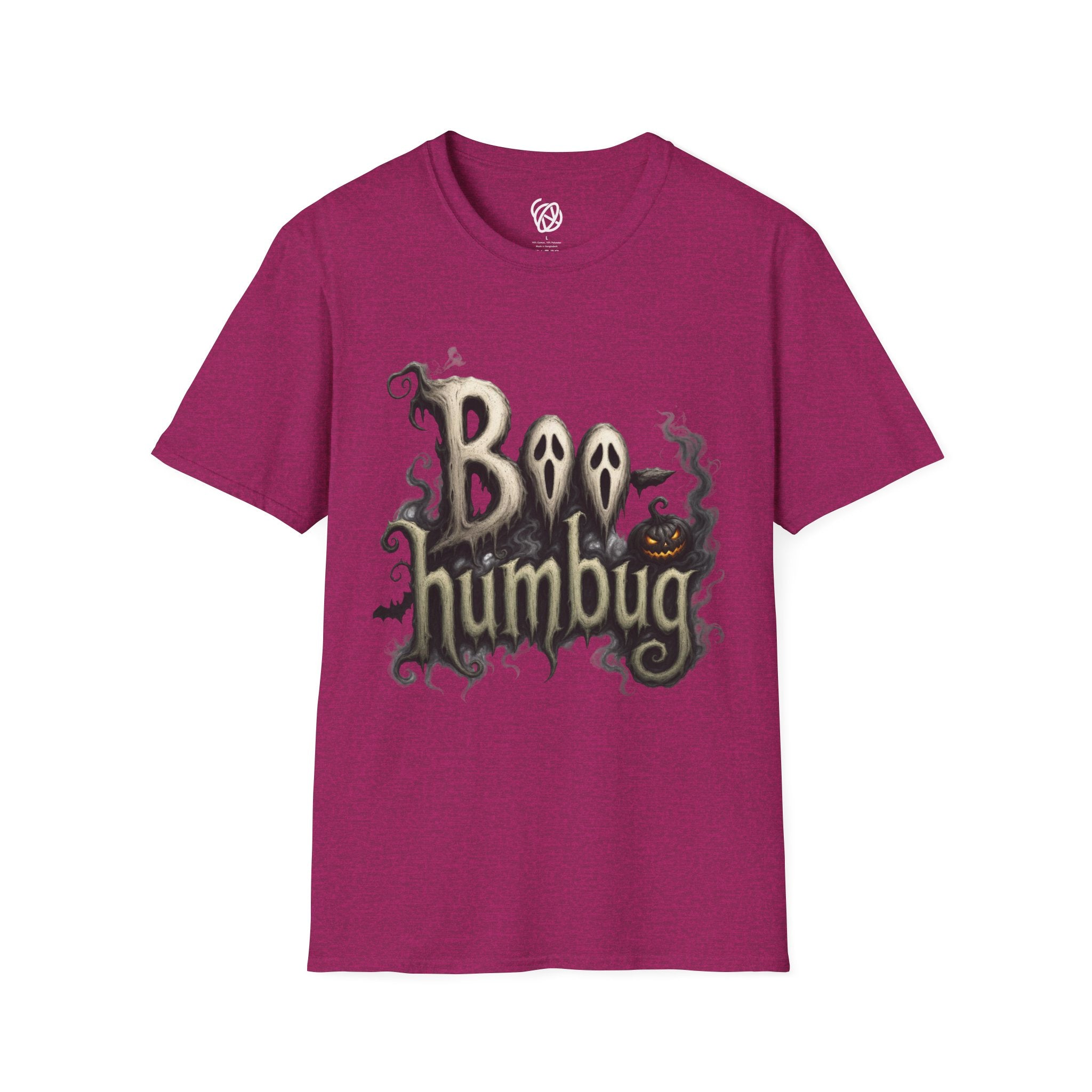 T-Shirt — 'Boo Humbug' Halloween Ghost Graphic Tee