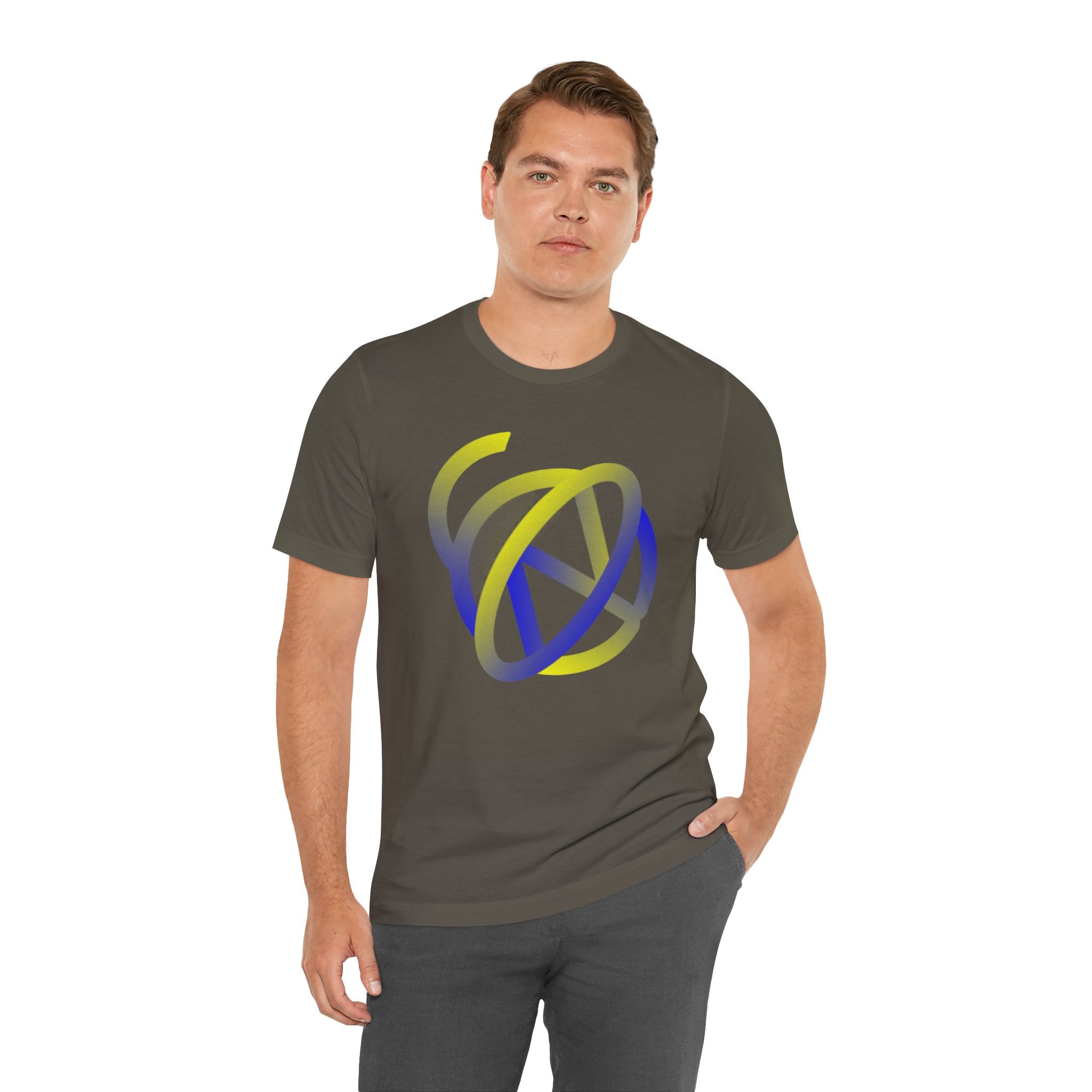 Yellow N Blue Logo - Color