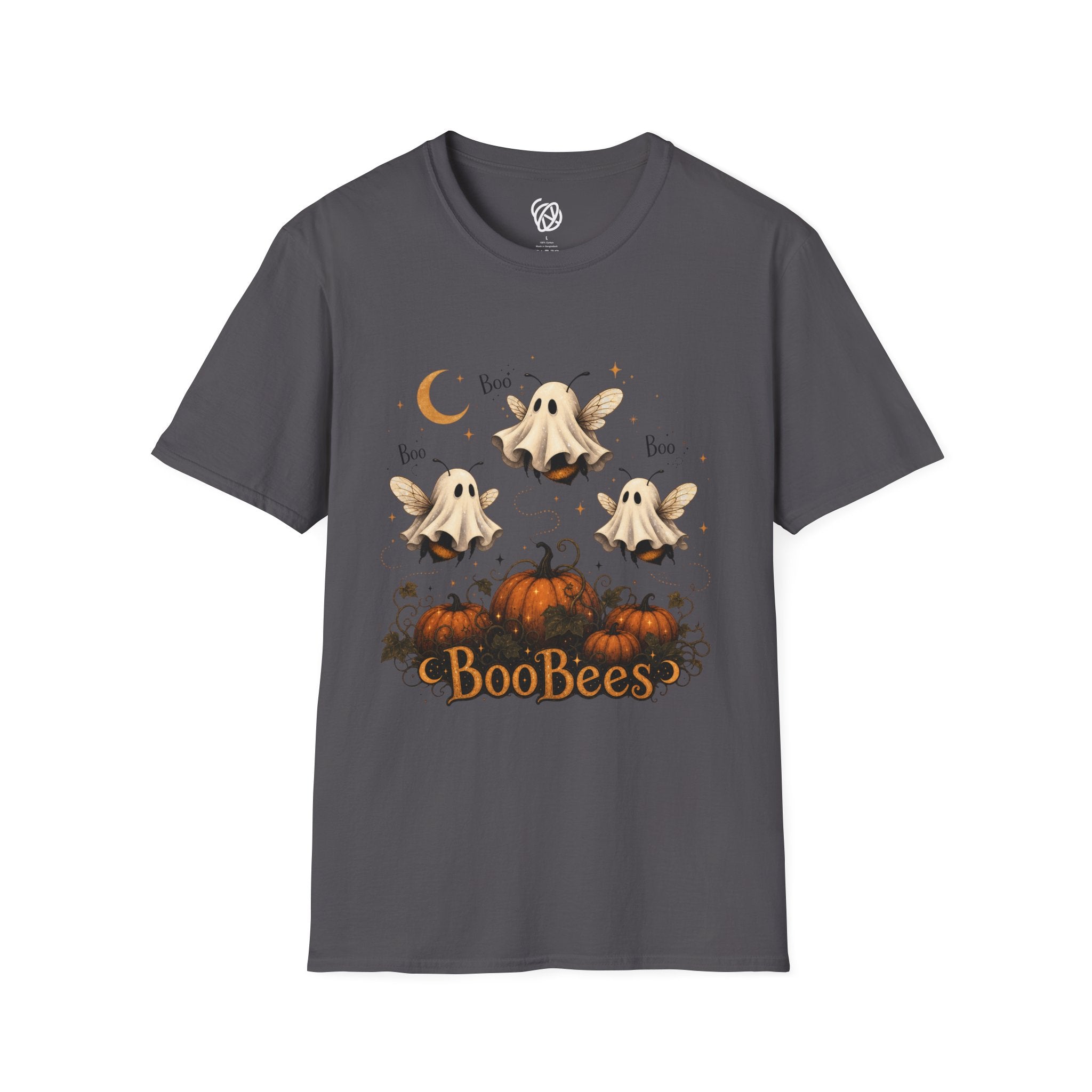 BooBees Halloween T-Shirt — Cute Ghost Bees Pumpkin Boo Tee