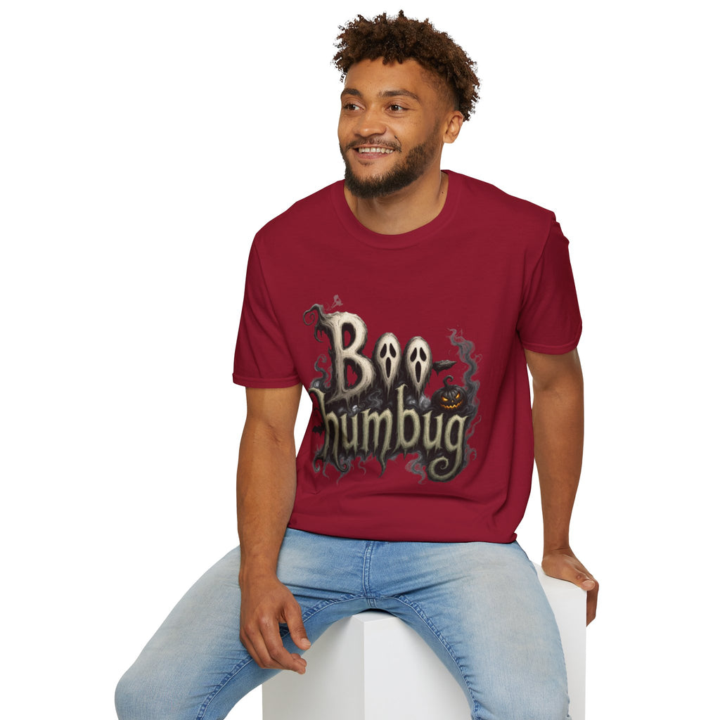 T-Shirt — 'Boo Humbug' Halloween Ghost Graphic Tee