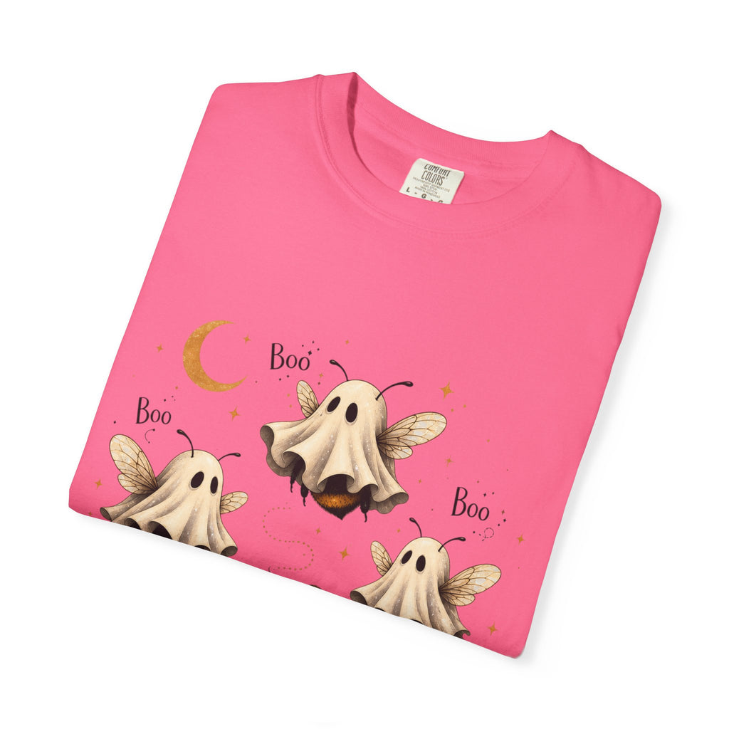 BooBees Halloween T-Shirt — Cute Ghost Bees & Pumpkins Graphic Tee