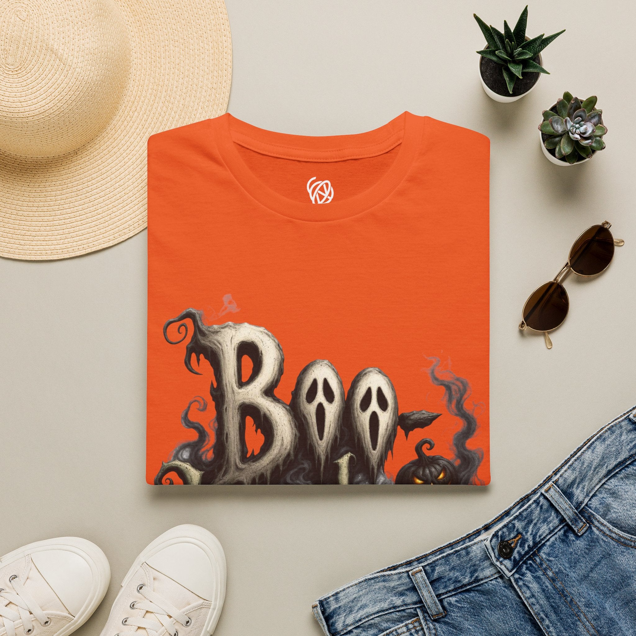 T-Shirt — 'Boo Humbug' Halloween Ghost Graphic Tee