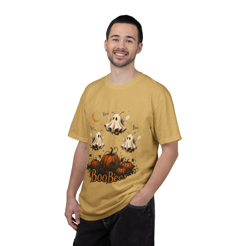 BooBees Halloween T-Shirt — Cute Ghost Bees & Pumpkins Graphic Tee