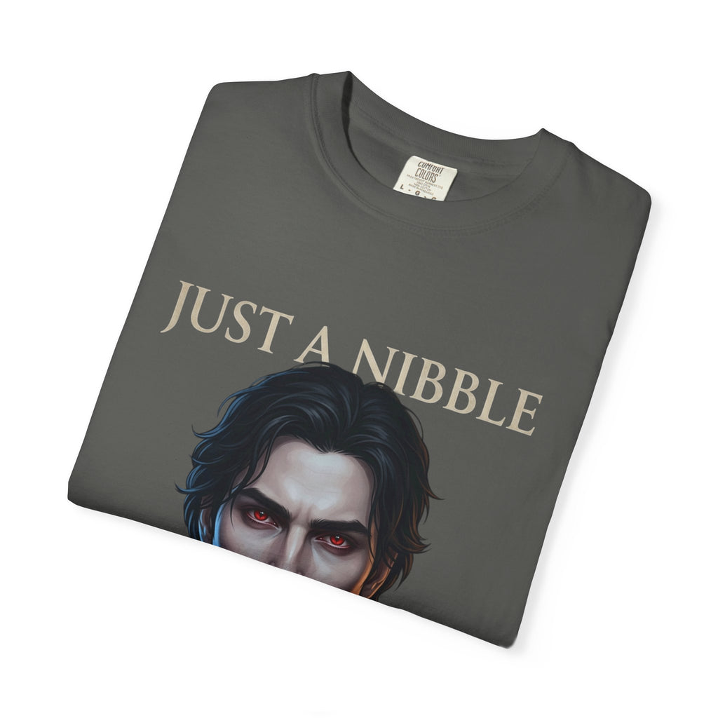 Vampire Portrait T-Shirt "Just a Nibble" – Gothic Gothic Graphic Tee