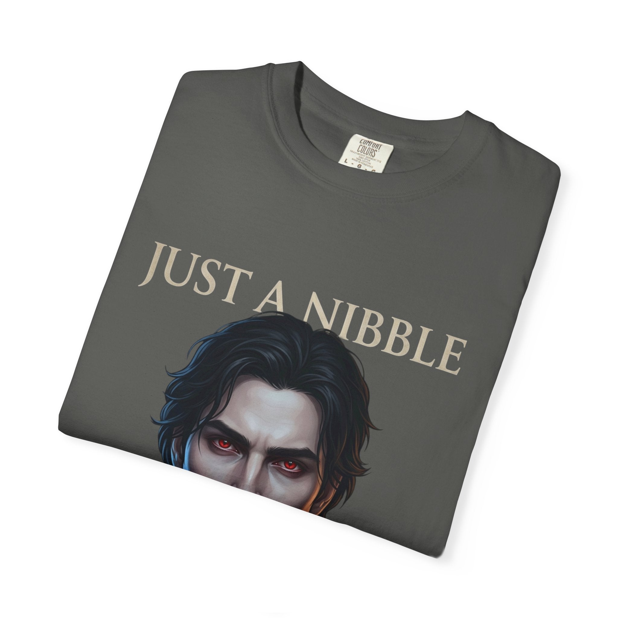 Vampire Portrait T-Shirt "Just a Nibble" – Gothic Gothic Graphic Tee