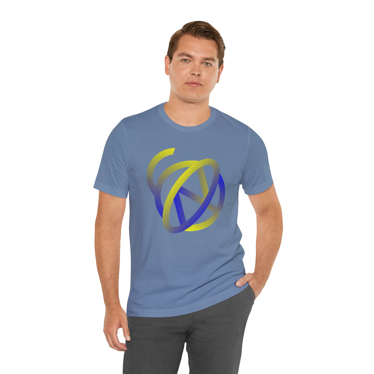 Yellow N Blue Logo - Color