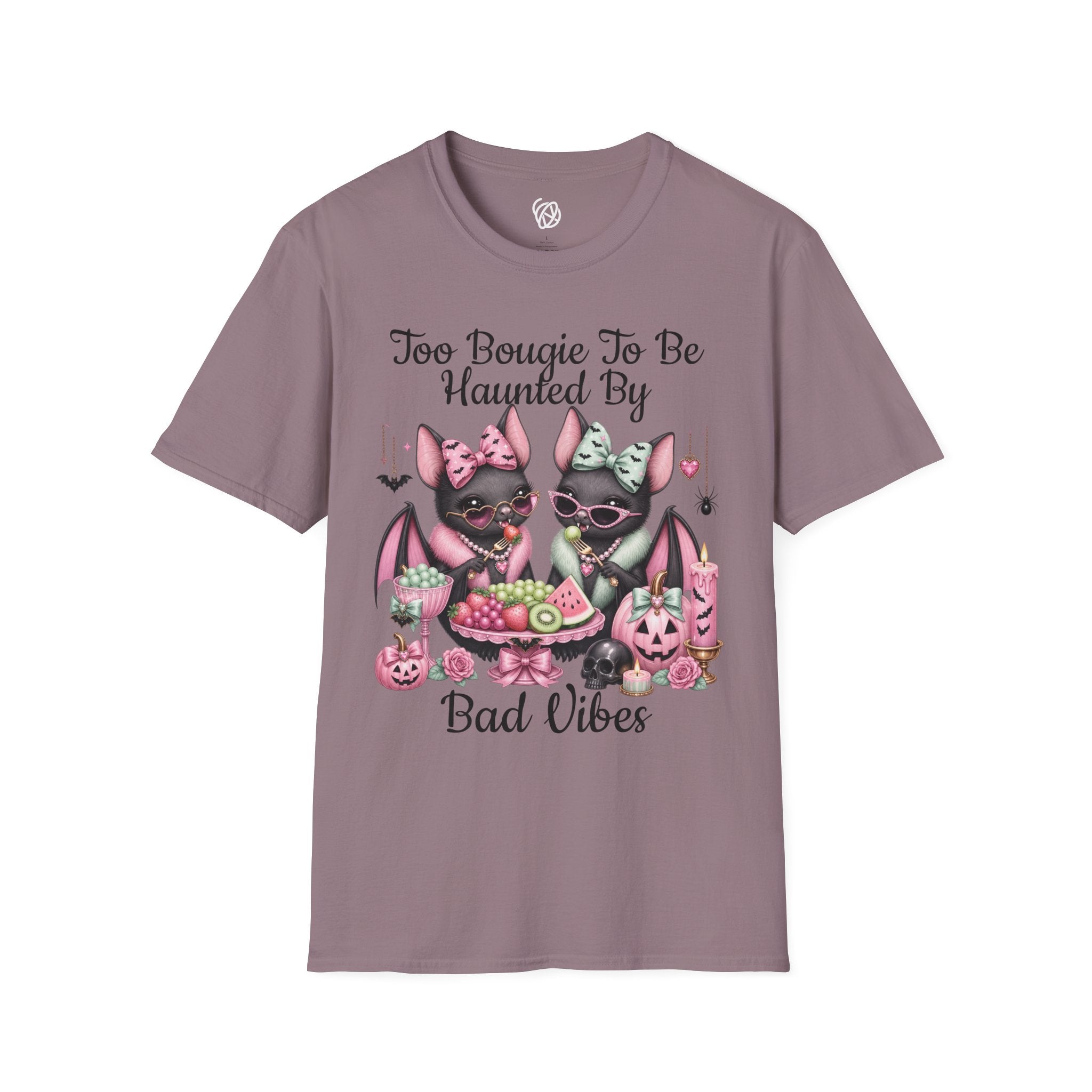 Bat Sisters Graphic Tee — Cute Gothic Kawaii Bats with Bows