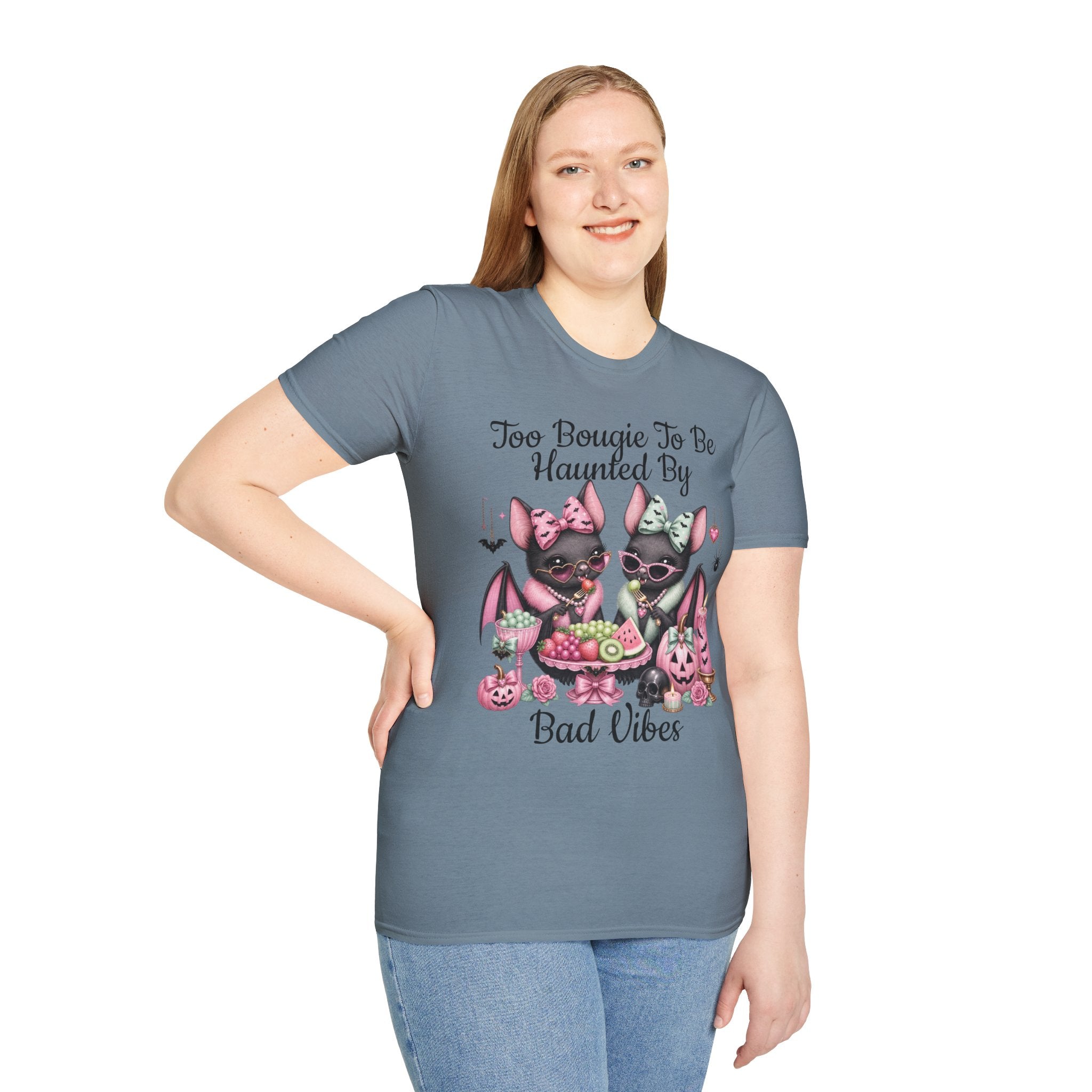 Bat Sisters Graphic Tee — Cute Gothic Kawaii Bats with Bows