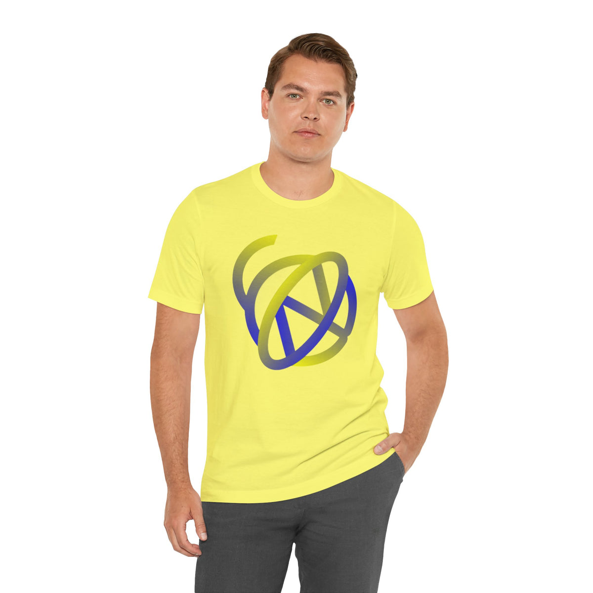 Yellow N Blue Logo - Color