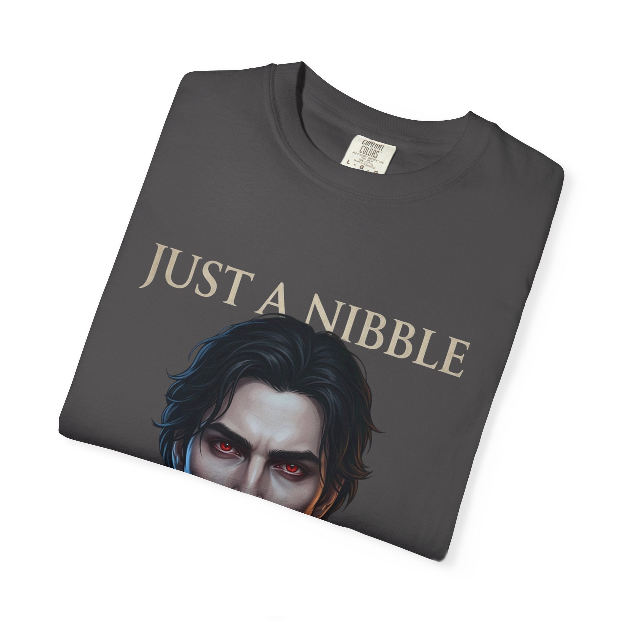 Vampire Portrait T-Shirt "Just a Nibble" – Gothic Gothic Graphic Tee