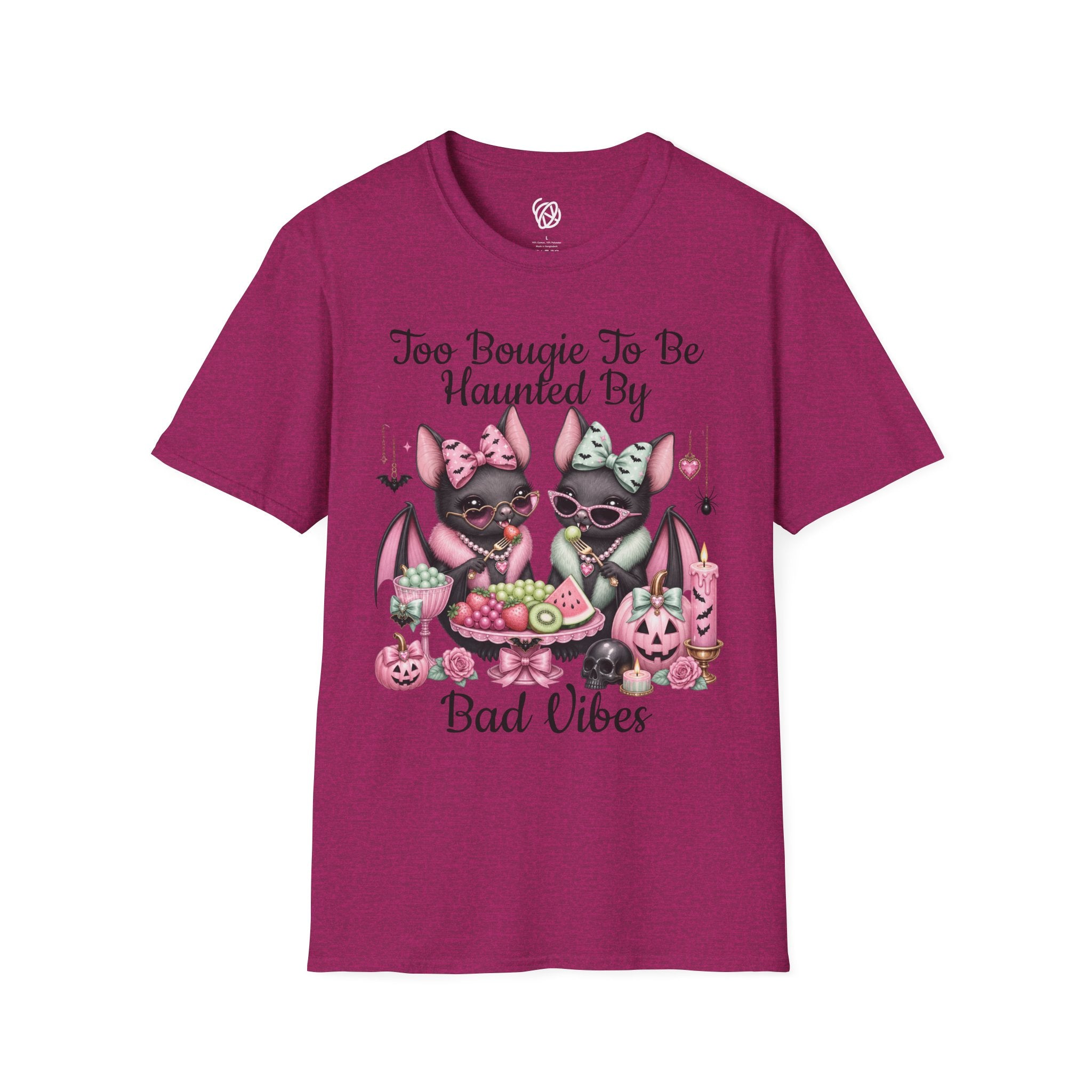 Bat Sisters Graphic Tee — Cute Gothic Kawaii Bats with Bows
