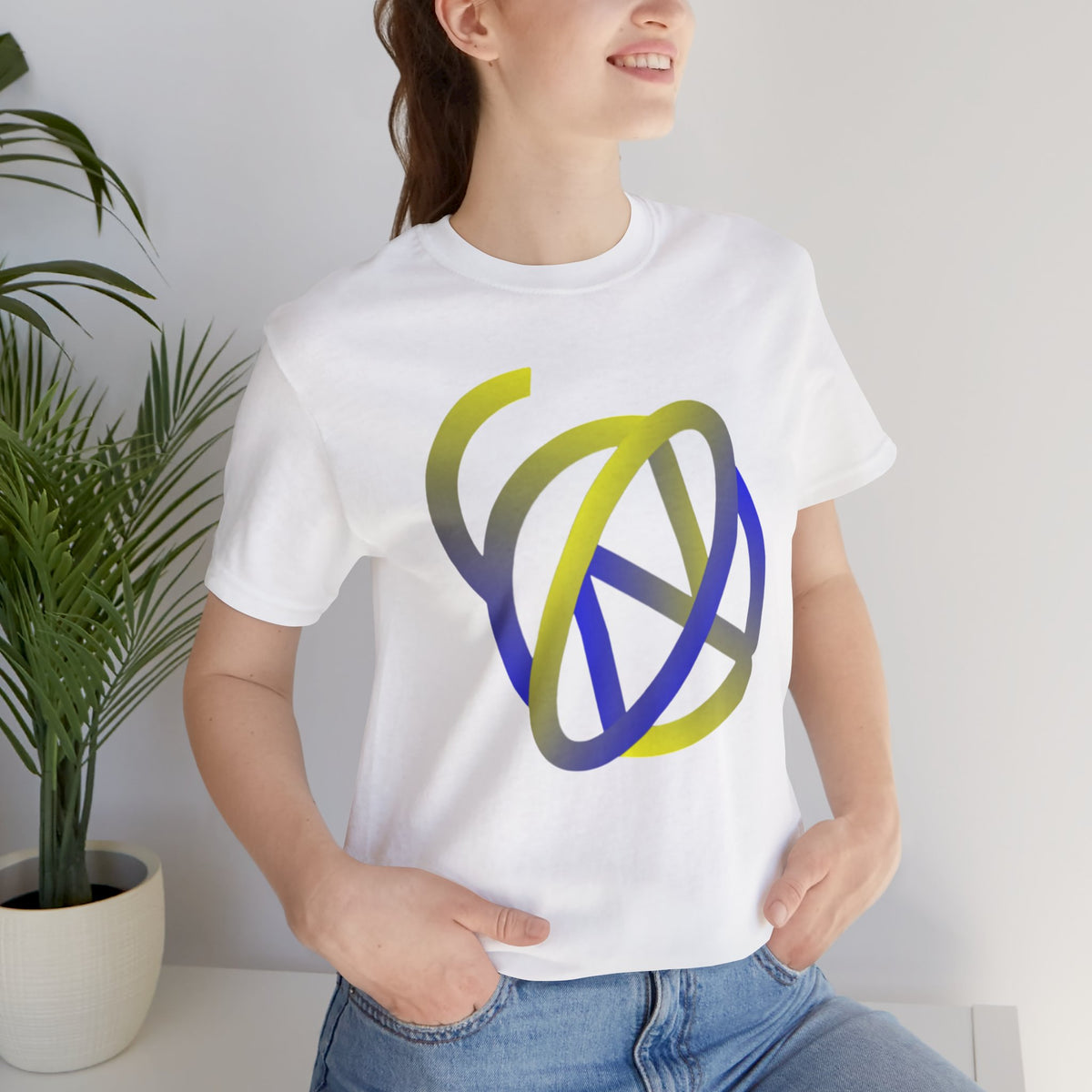 Yellow N Blue Logo - Color