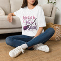Let's Call In and Fly to Salem T-Shirt — Witchy Broomstick Gothic Tee