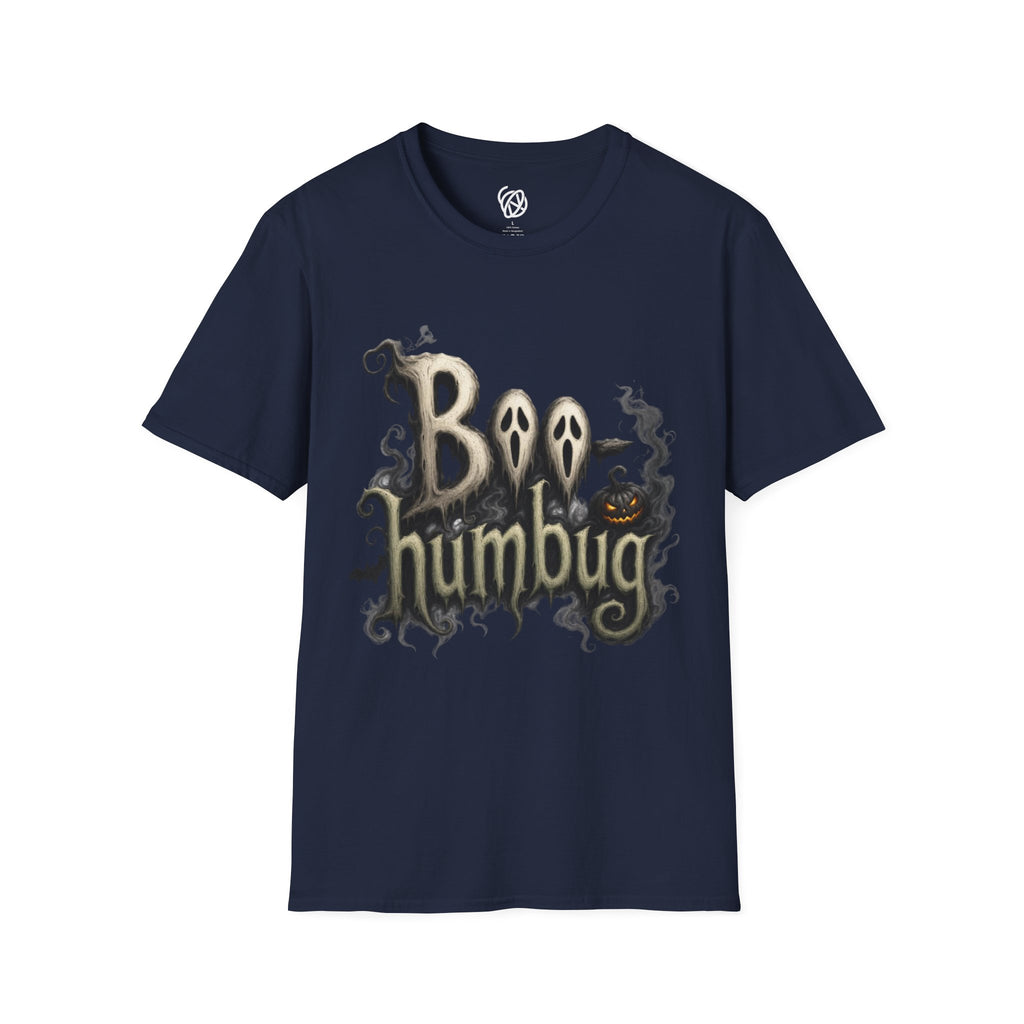 T-Shirt — 'Boo Humbug' Halloween Ghost Graphic Tee