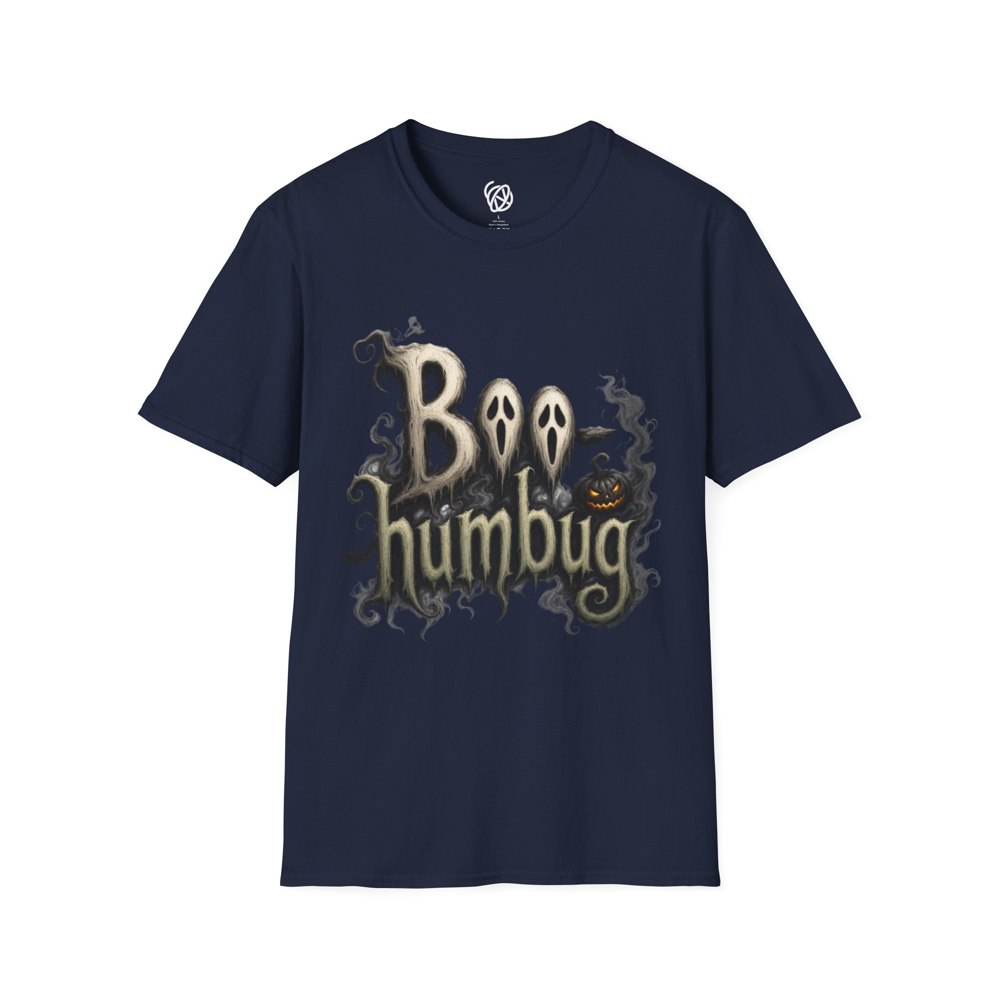 T-Shirt — 'Boo Humbug' Halloween Ghost Graphic Tee