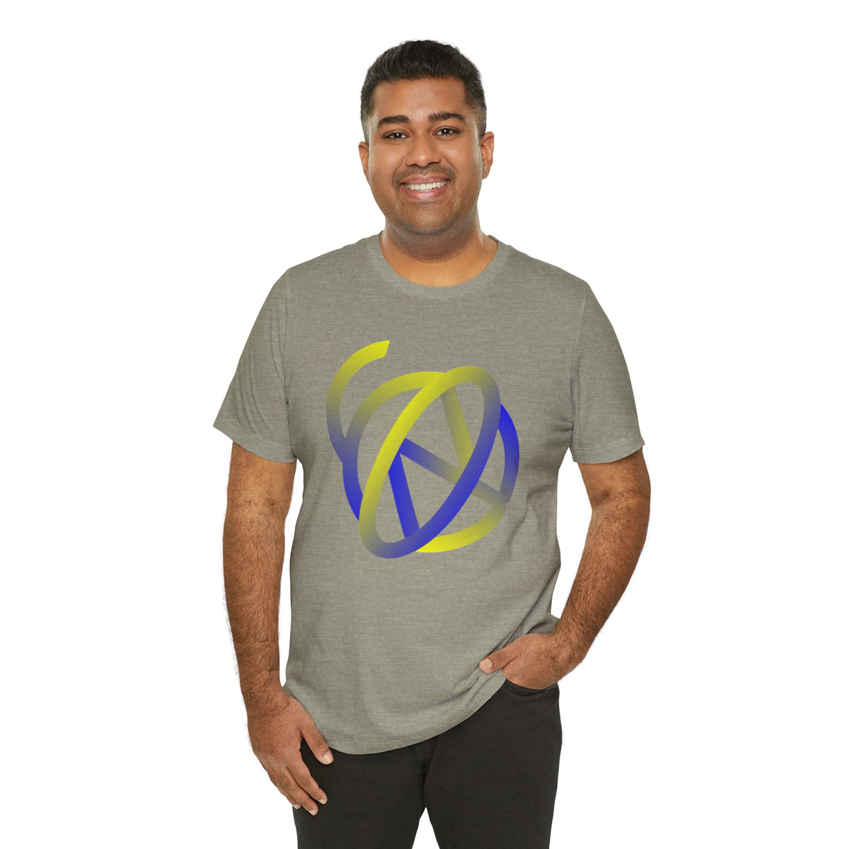Yellow N Blue Logo - Color