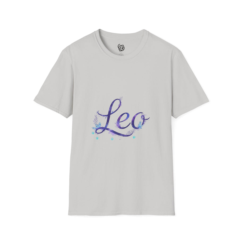 Leo Zodiac T-Shirt — Purple Constellation Astrology Tee
