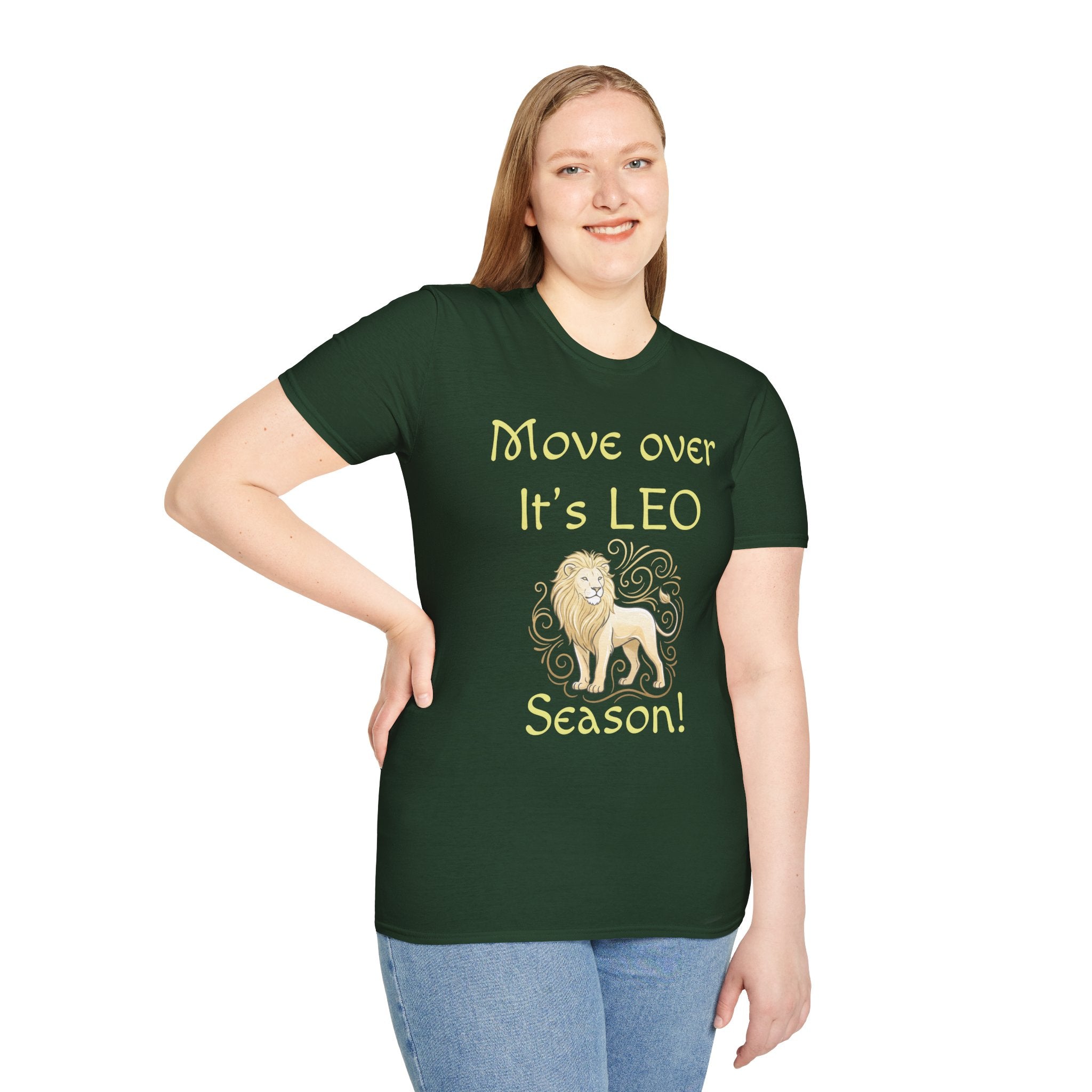 Move Over It’s LEO Season T-Shirt — Zodiac Leo Lion Astrology Tee