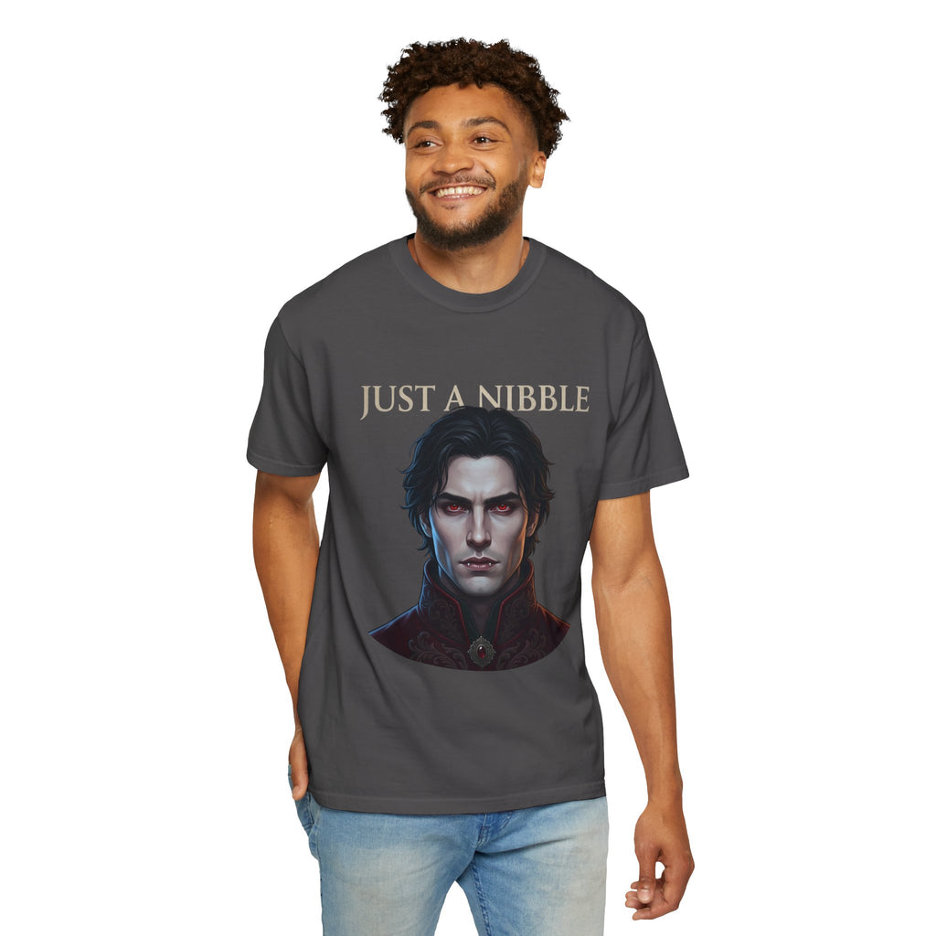 Vampire Portrait T-Shirt "Just a Nibble" – Gothic Gothic Graphic Tee