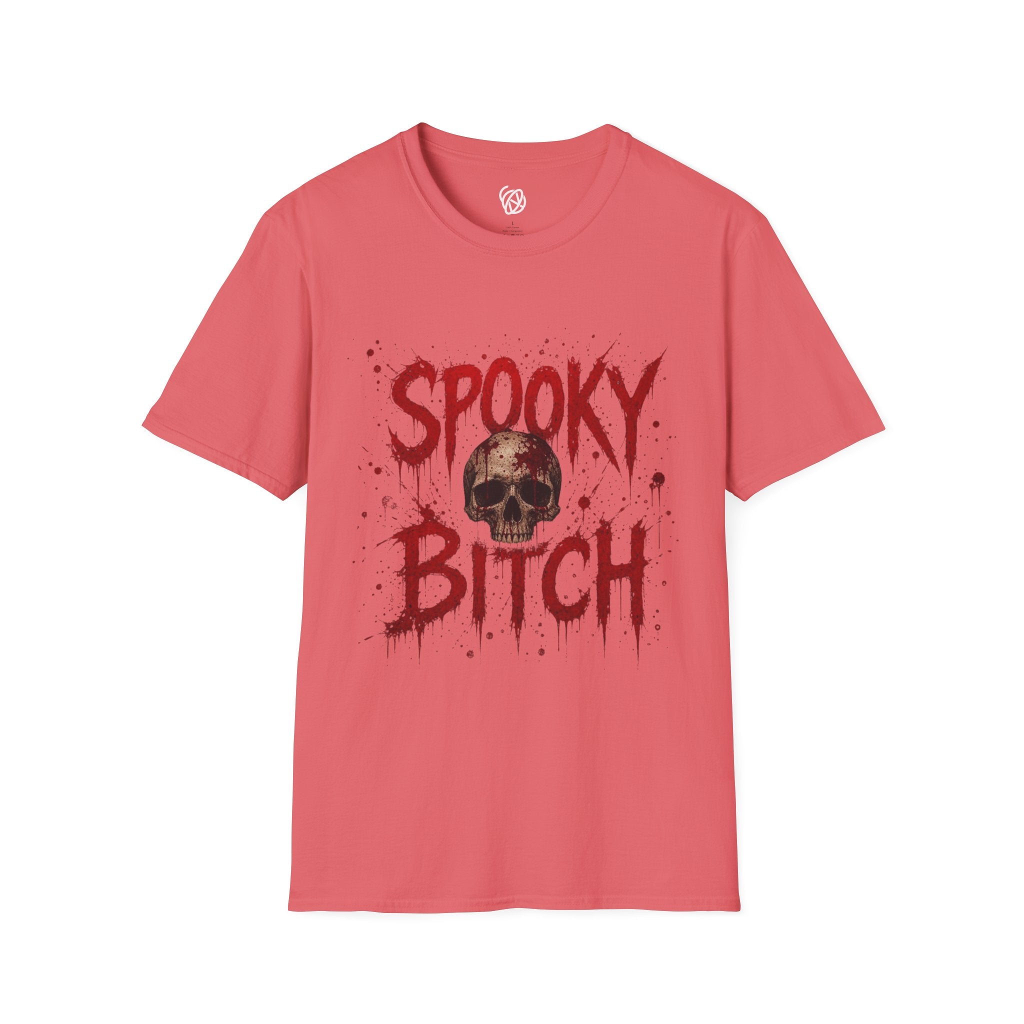 T-Shirt — "Spooky Bitch" Horror Skull Halloween Graphic Tee