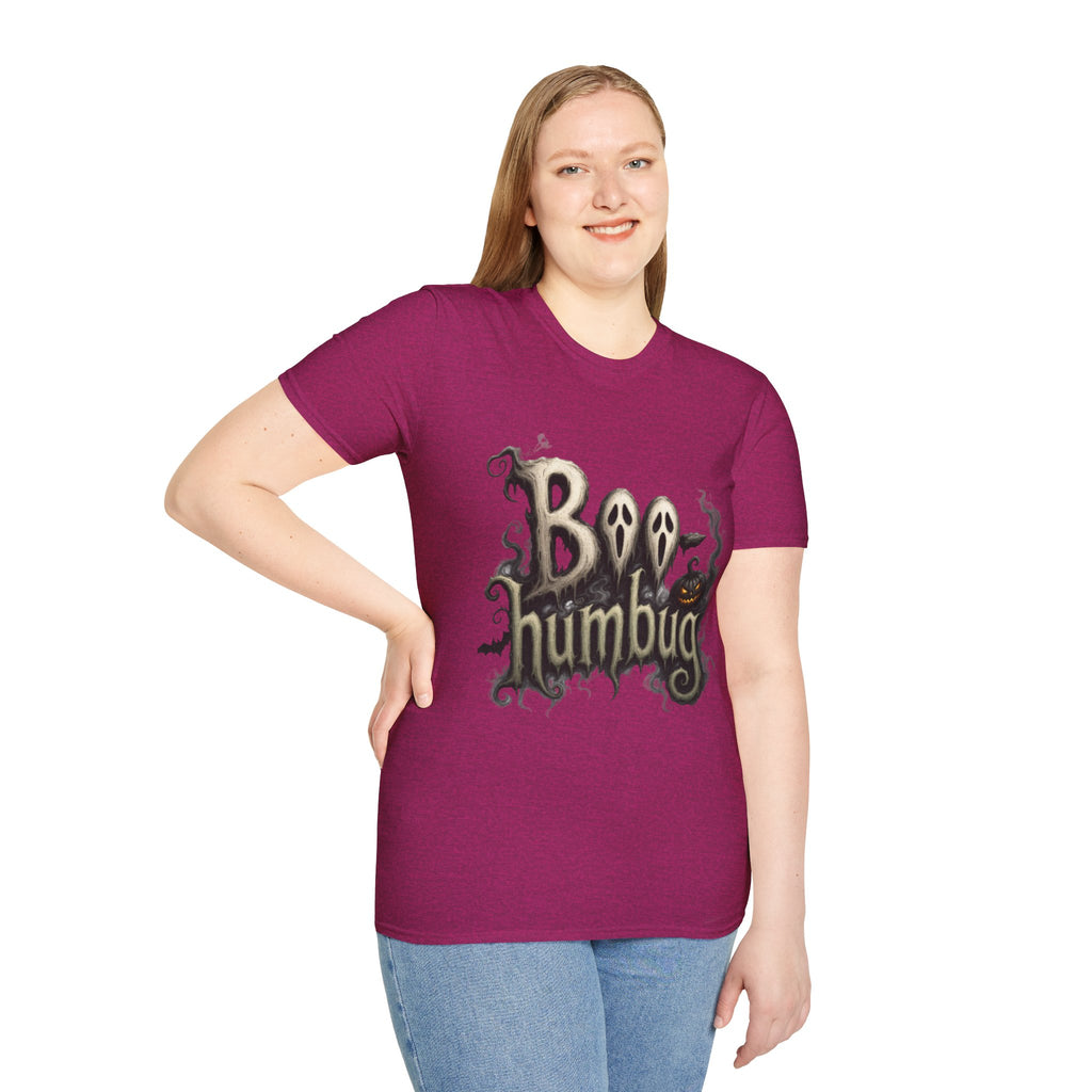 T-Shirt — 'Boo Humbug' Halloween Ghost Graphic Tee