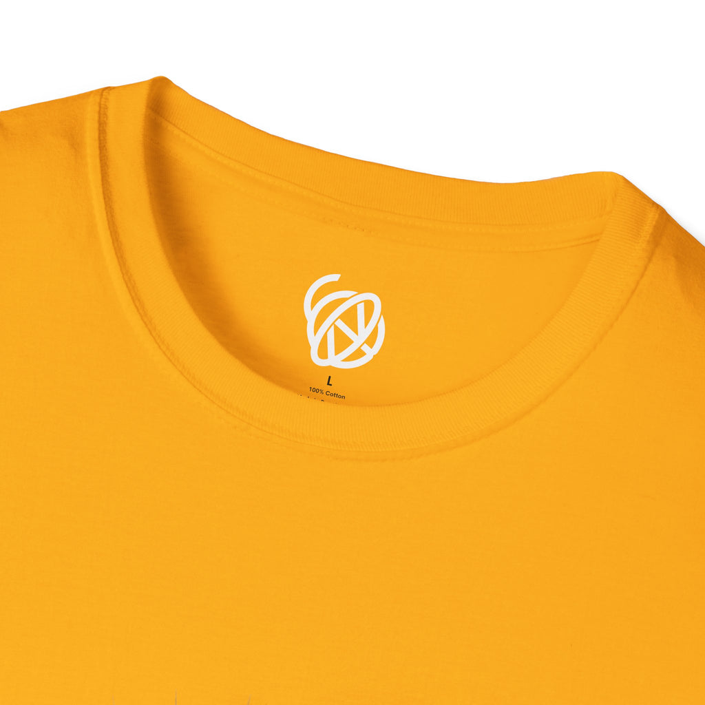 Leo Zodiac T-Shirt — Gold Script Astrology Tee for Leo Season