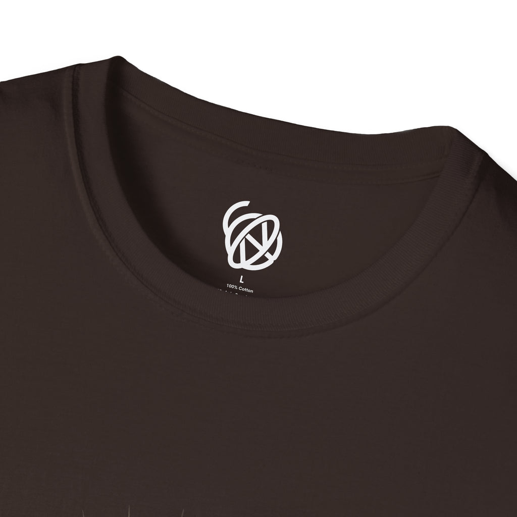 Leo Zodiac T-Shirt — Gold Script Astrology Tee for Leo Season