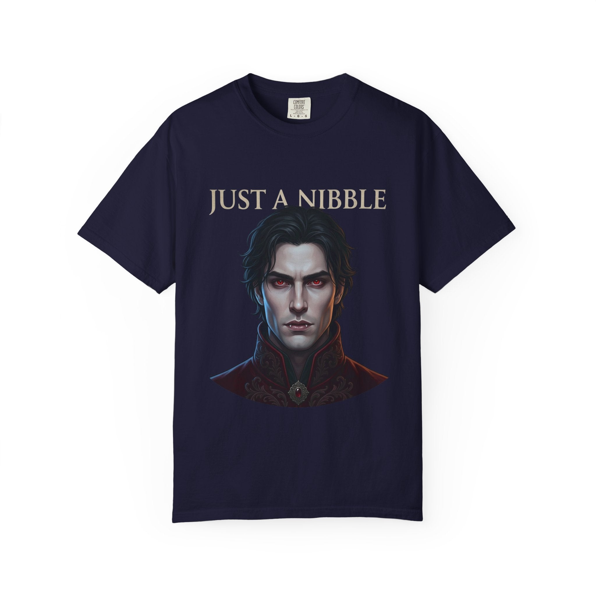 Vampire Portrait T-Shirt "Just a Nibble" – Gothic Gothic Graphic Tee