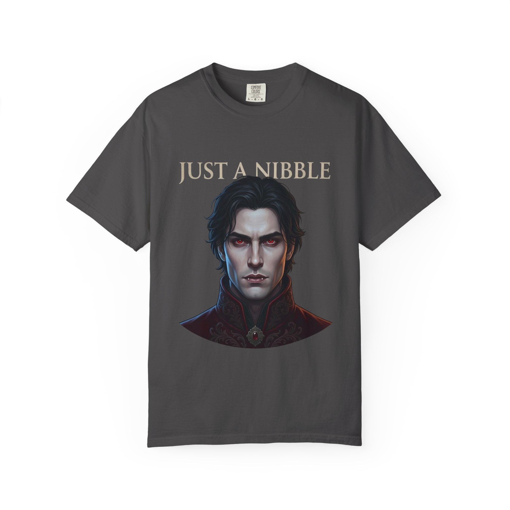 Vampire Portrait T-Shirt "Just a Nibble" – Gothic Gothic Graphic Tee
