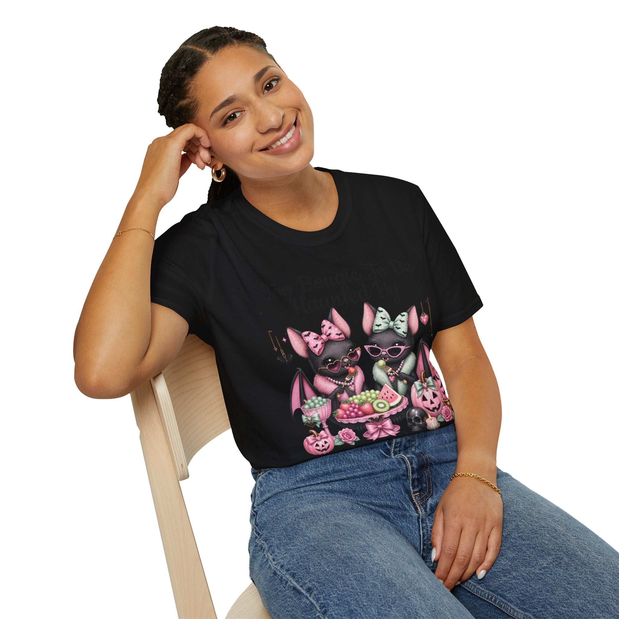 Bat Sisters Graphic Tee — Cute Gothic Kawaii Bats with Bows